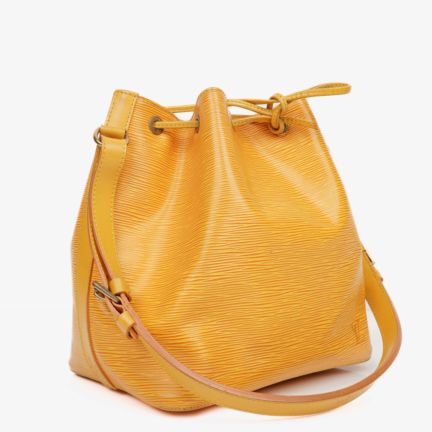 Louis Vuitton Petit Noe Yellow EPI Leather Shoulder Bag