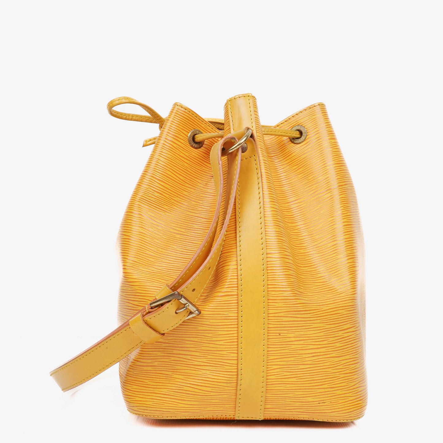 Louis Vuitton Petit Noe Yellow EPI Leather Shoulder Bag