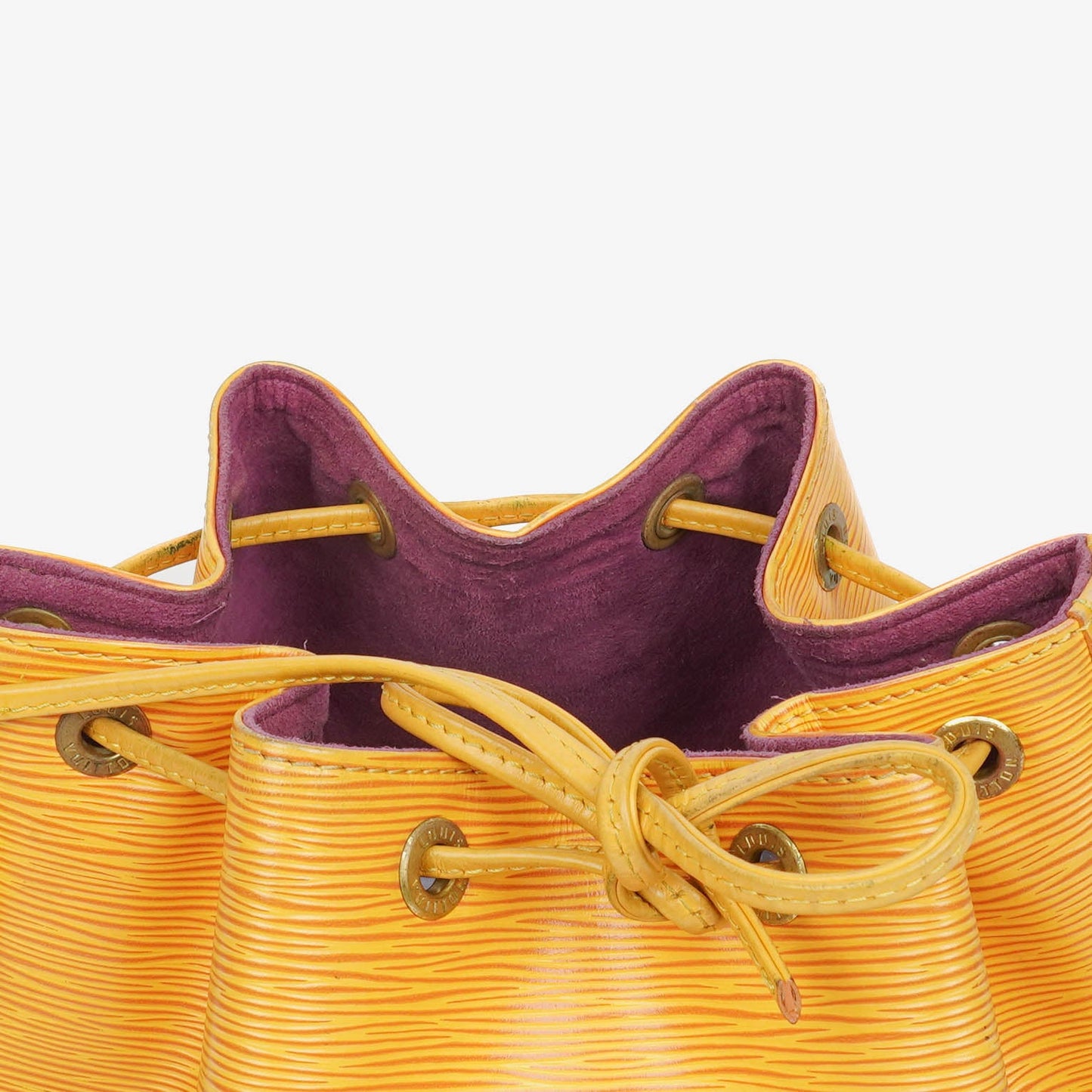 Louis Vuitton Petit Noe Yellow EPI Leather Shoulder Bag