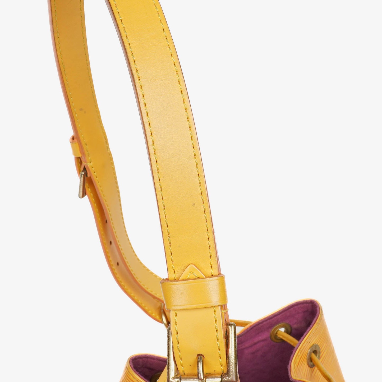 Louis Vuitton Petit Noe Yellow EPI Leather Shoulder Bag