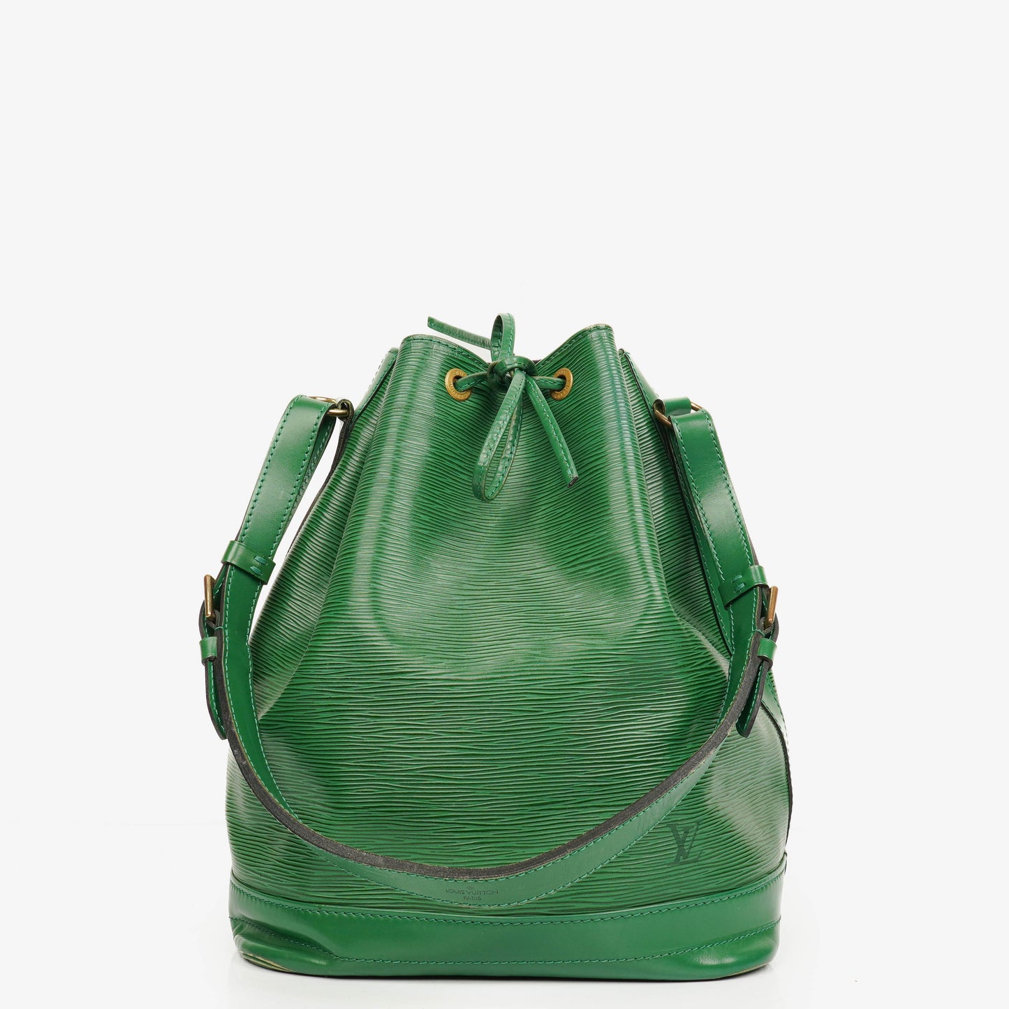 Authentic Louis Vuitton Noe Grande GM Green Epi Leather Shoulder Bag