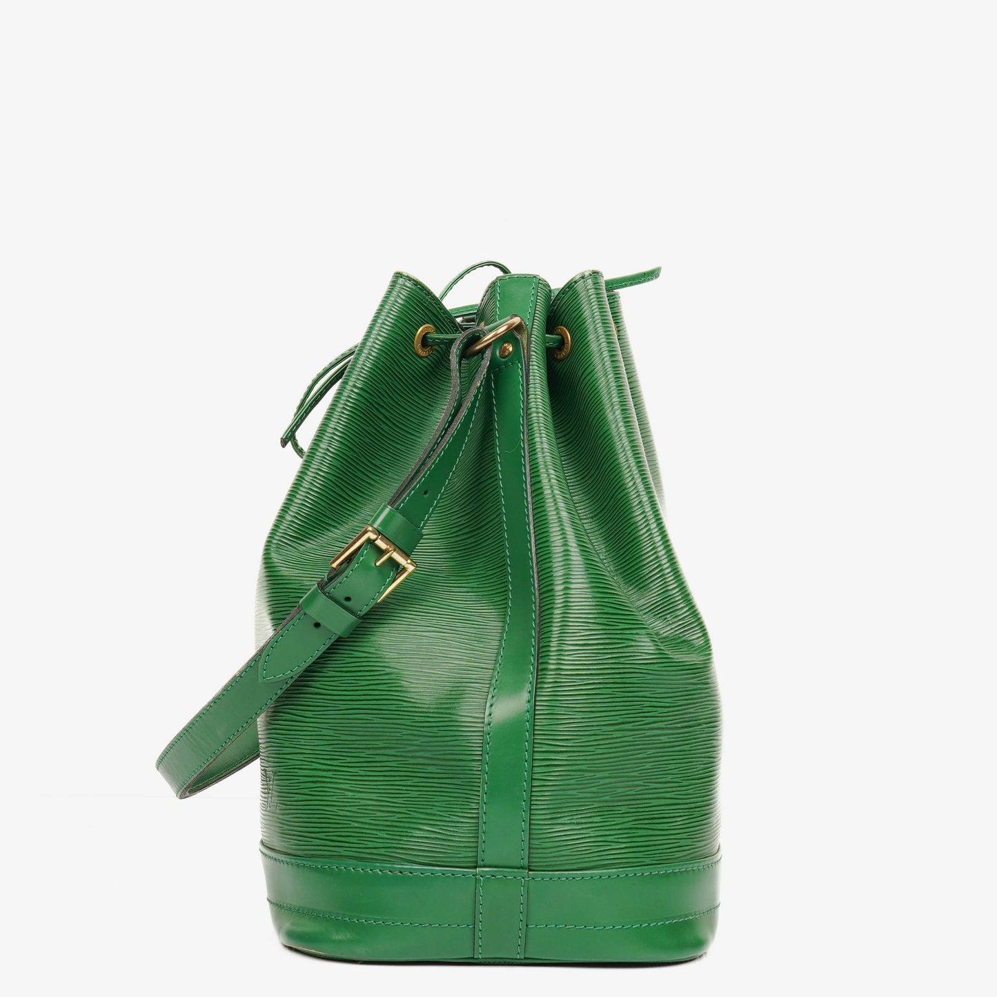 Authentic Louis Vuitton Noe Grande GM Green Epi Leather Shoulder Bag
