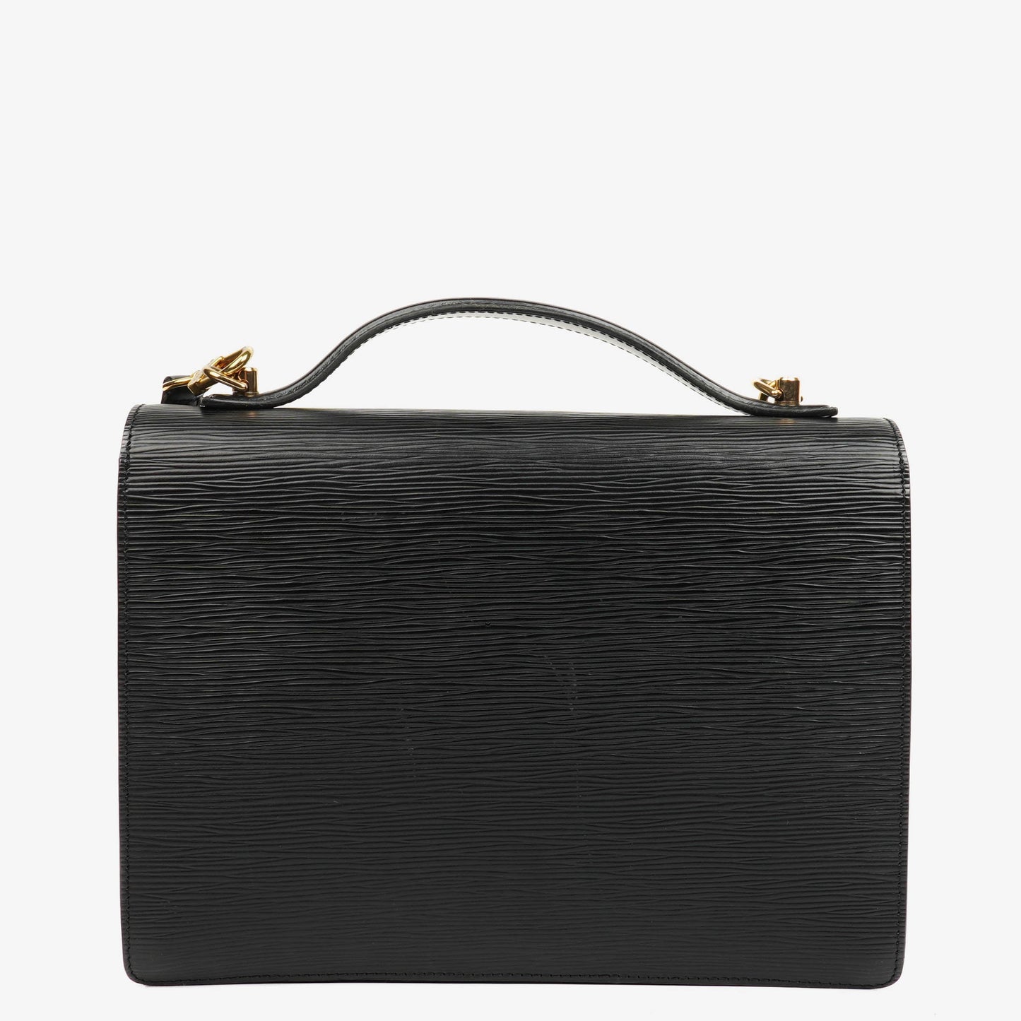 Louis Vuitton Monceau Black EPI Leather Handbag