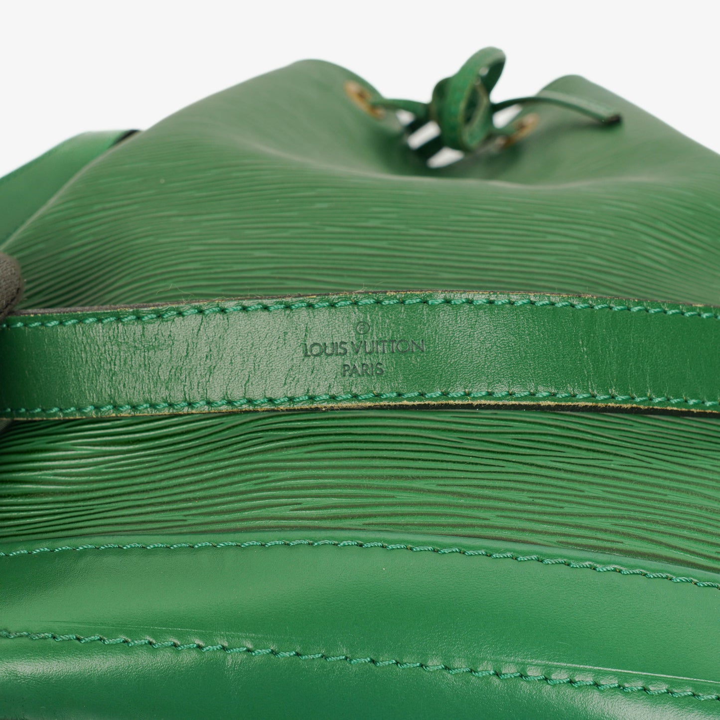 Authentic Louis Vuitton Noe Grande GM Green Epi Leather Shoulder Bag