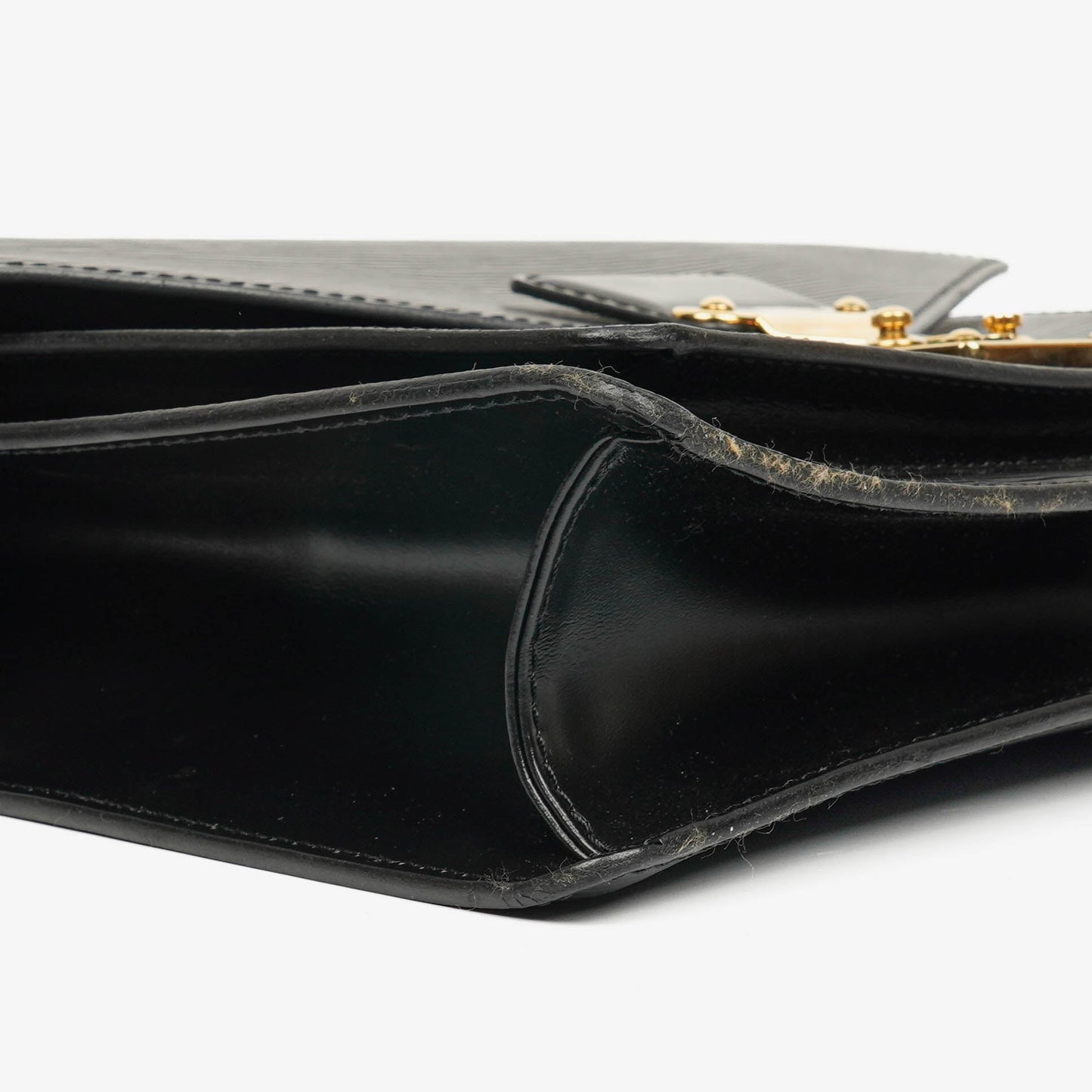 Louis Vuitton Monceau Black EPI Leather Handbag