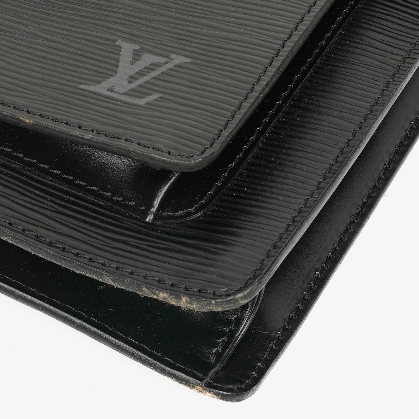 Louis Vuitton Monceau Black EPI Leather Handbag