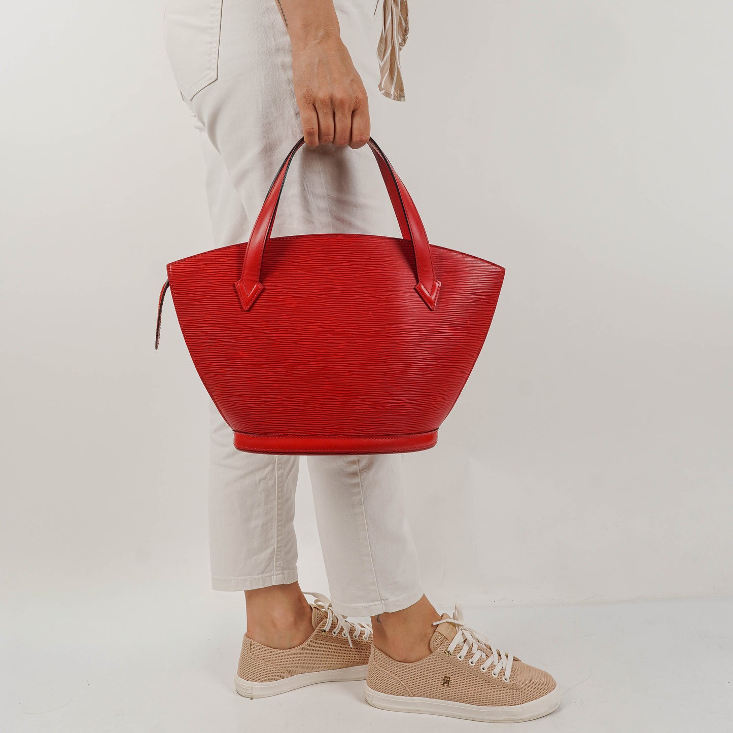 Louis Vuitton Saint Jacques PM Red EPI Castillan