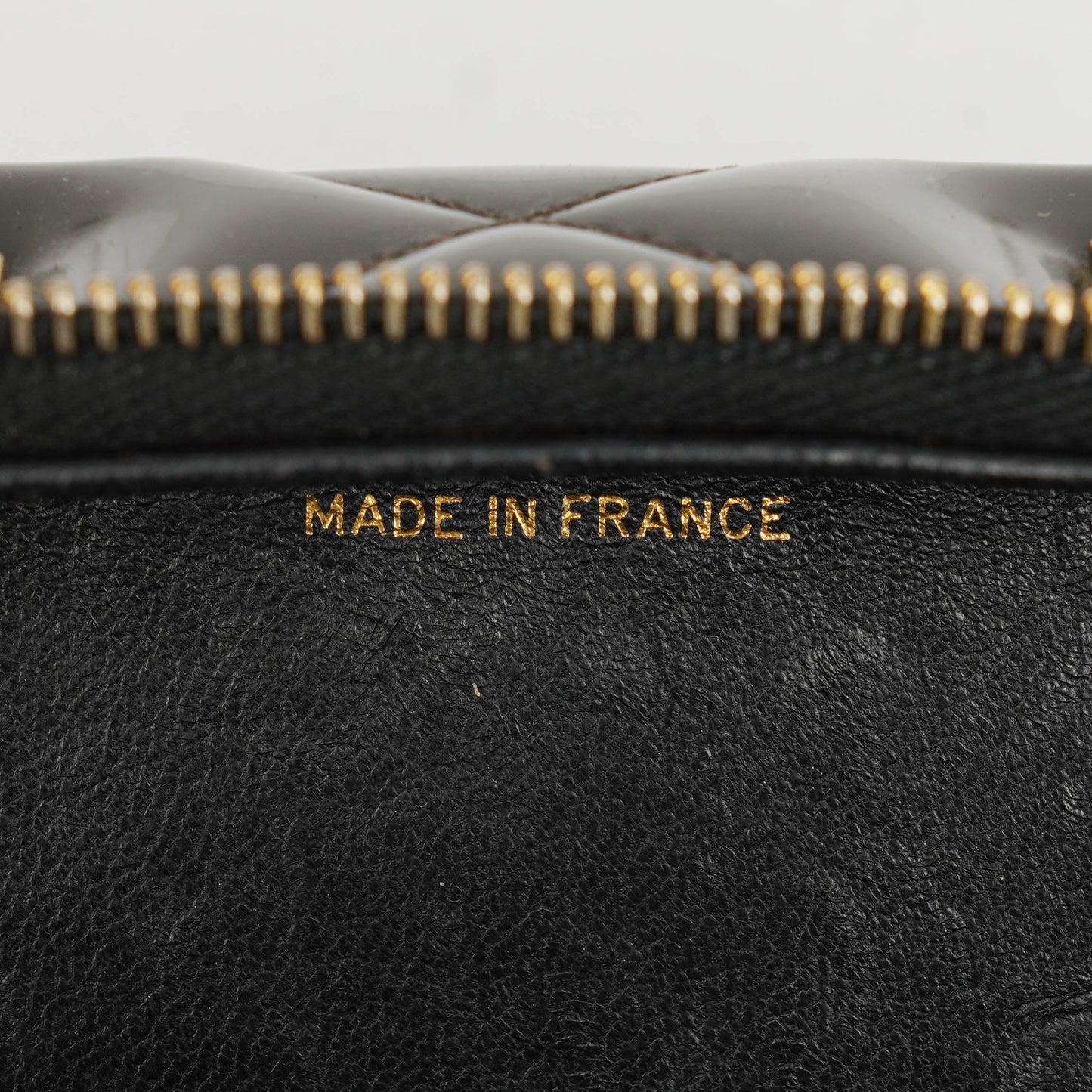 Chanel Lunch Box Black Quilted Patent Leather Tote Bag