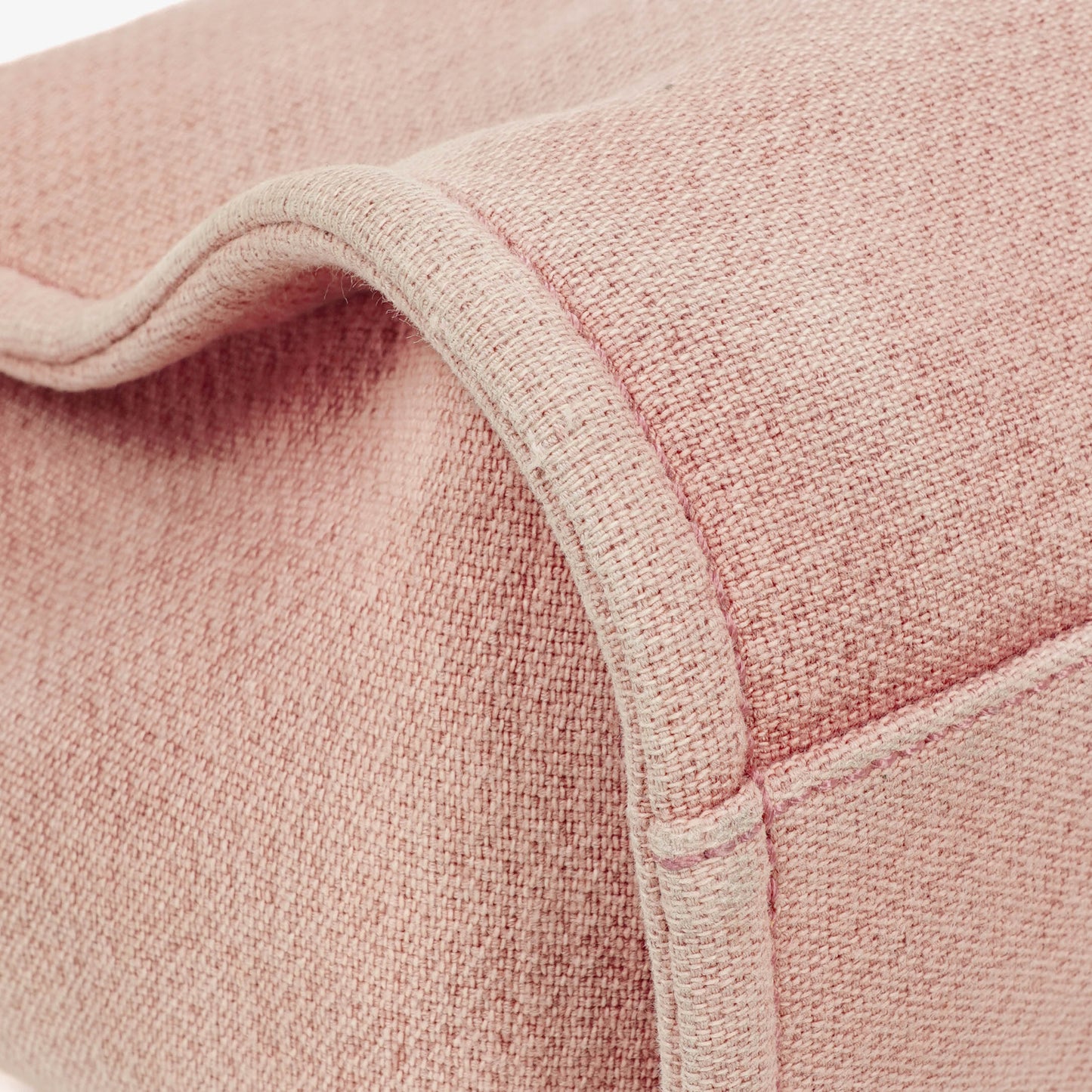 Chanel Pink Canvas Deauville Shopping Tote Bag