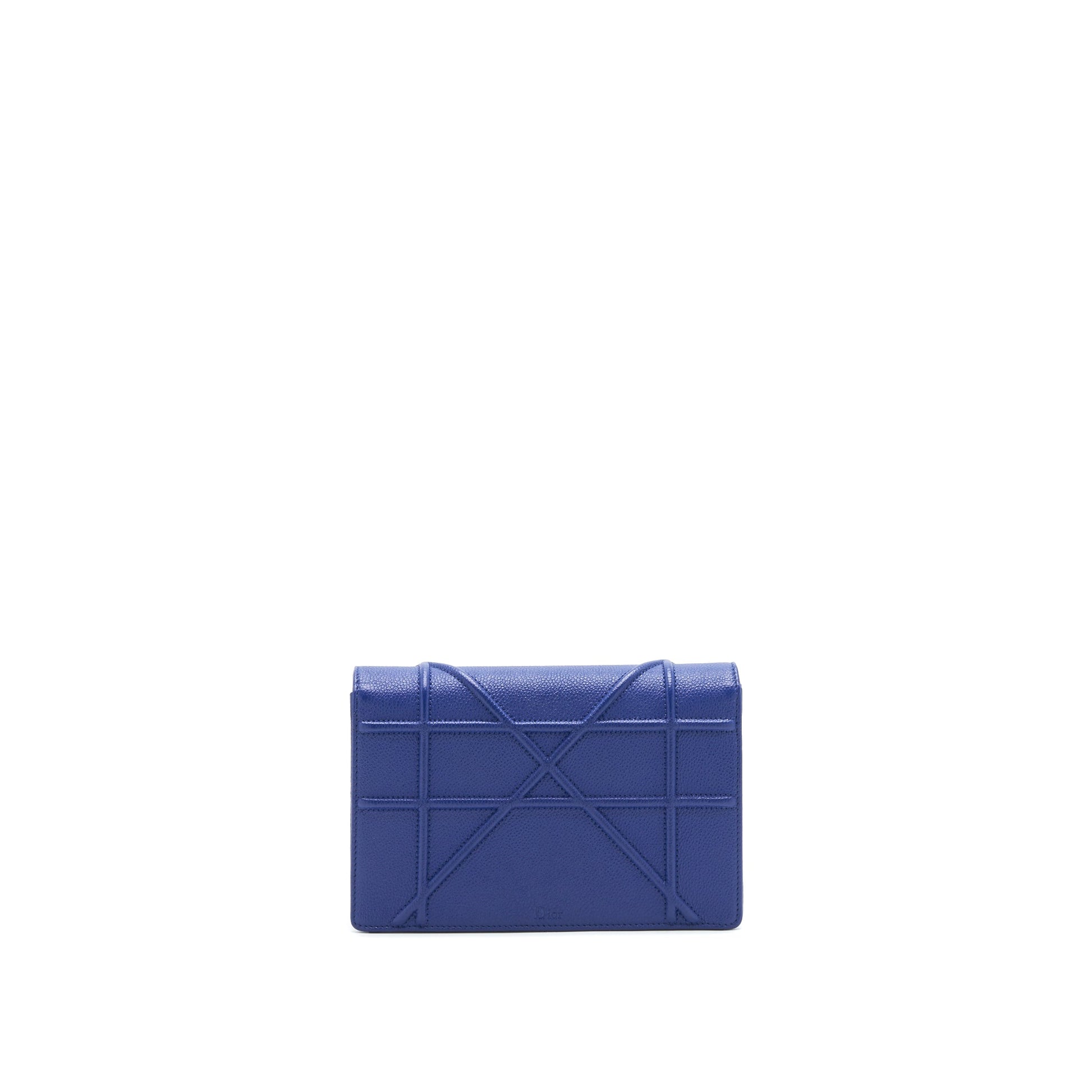 Dior Diorama Wallet on Chain Blue with