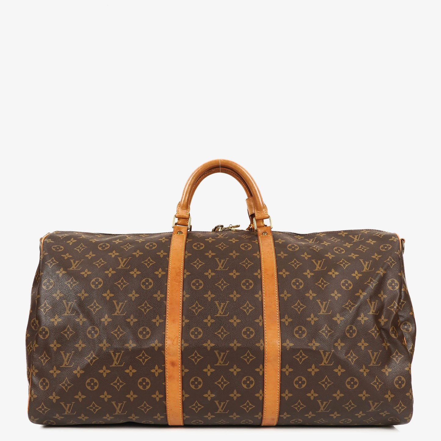 Louis Vuitton Keepall 60 Bandoulière Monogram Canvas Travel Bag