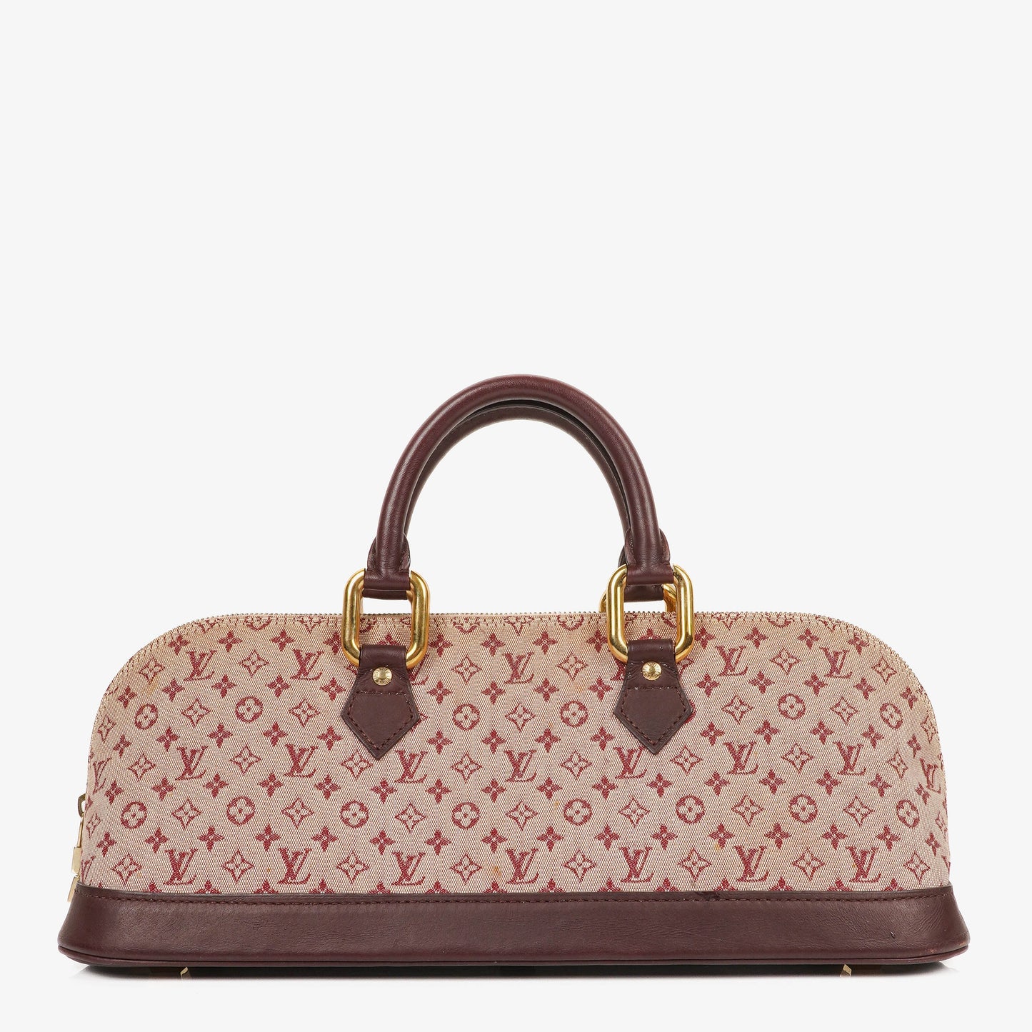 Louis Vuitton Mini Alma Long Cherry Monogram Handbag