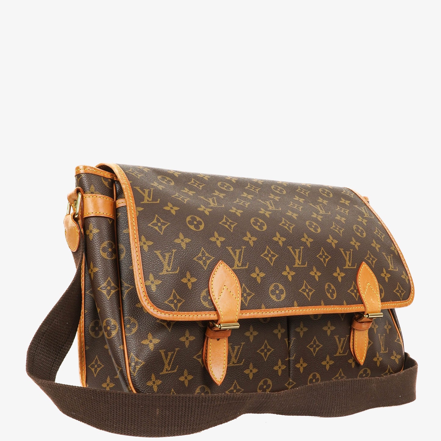 Louis Vuitton Sac Gibeciere GM Monogram Canvas Shoulder Bag