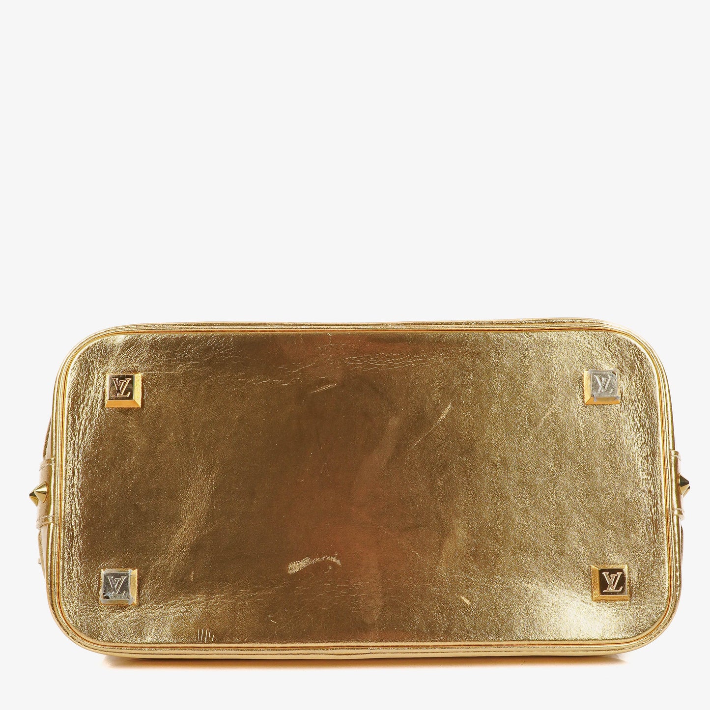 Louis Vuitton Lockit Suhali Gold Leather Bag