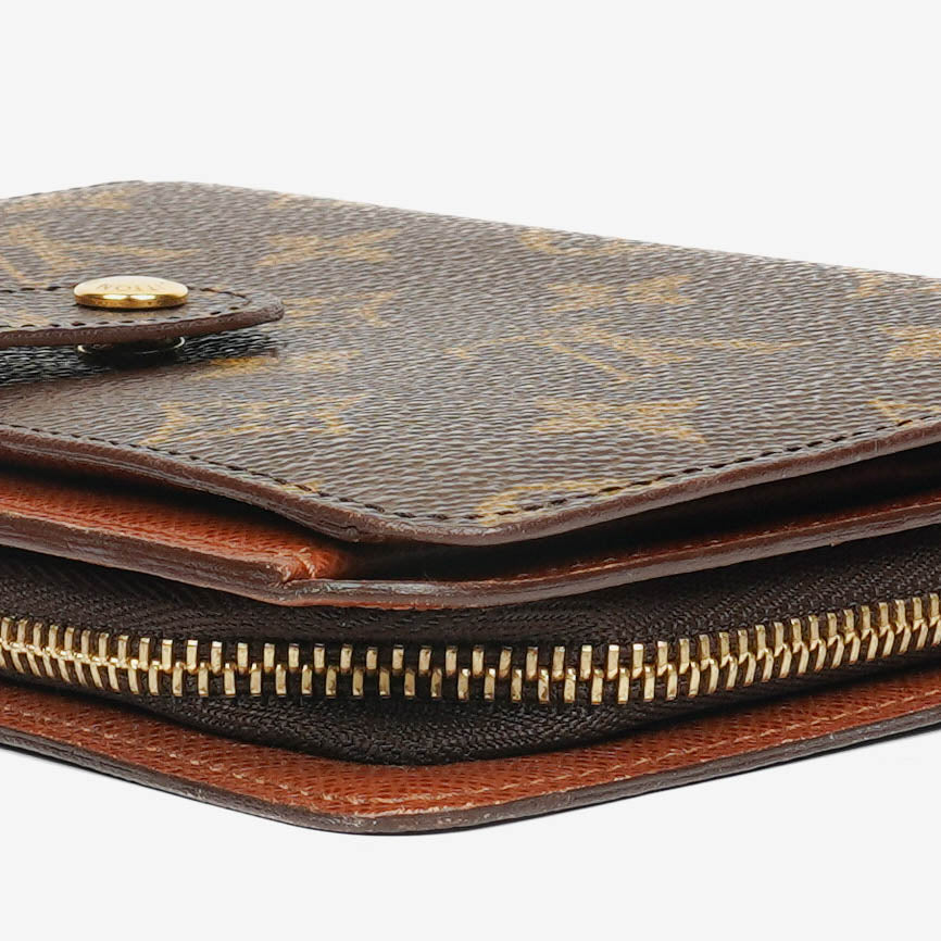 Louis Vuitton Monogram Canvas Porte Papier Zip Wallet