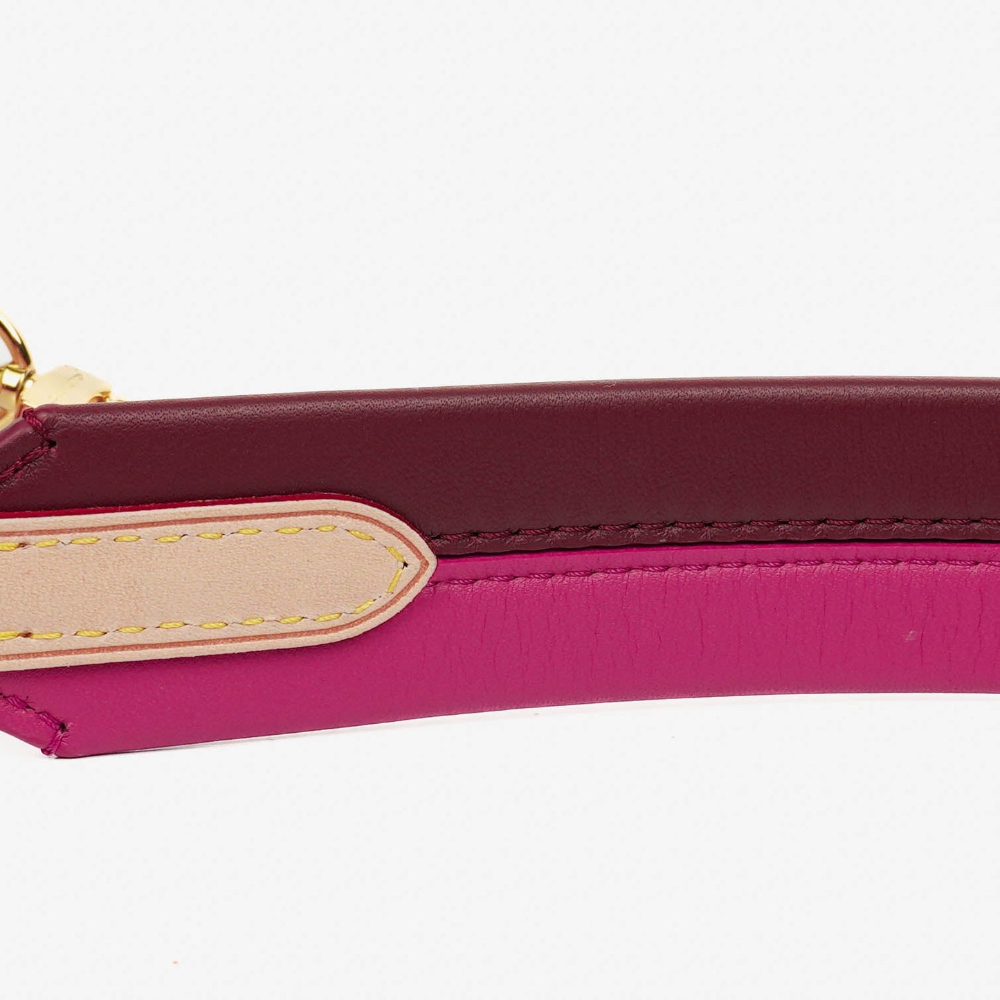 Louis Vuitton Bordeaux Fuchsia Calfskin Cluny BB Shoulder Strap