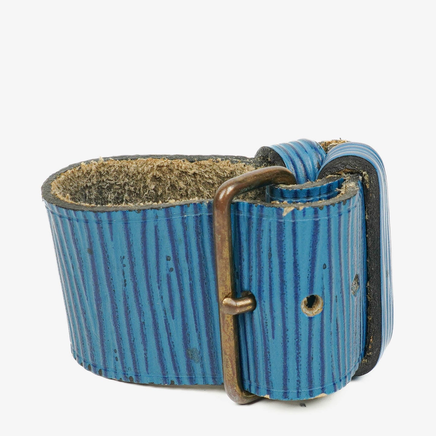 Louis Vuitton Blue EPI Leather Name Tag And Handles Holder