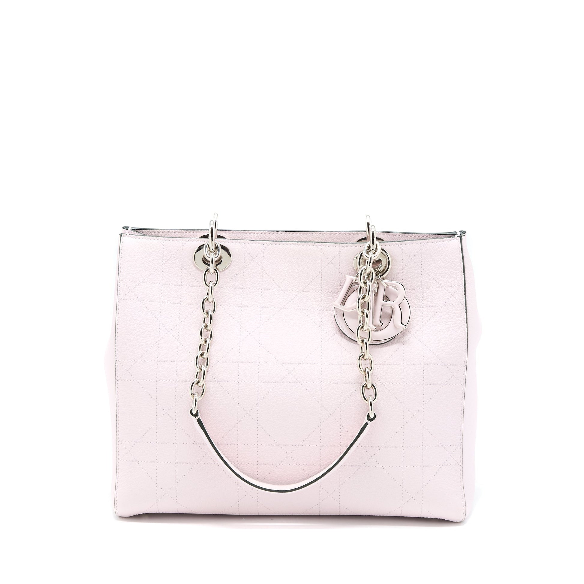 Dior Tote Purse Calfskin Light Pink