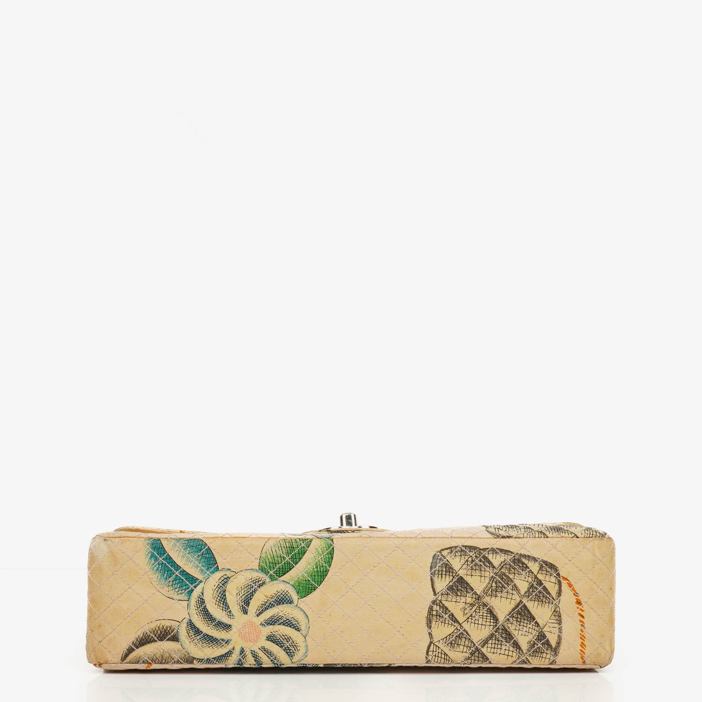 Chanel Printed Canvas  CC Chain Flap Bag