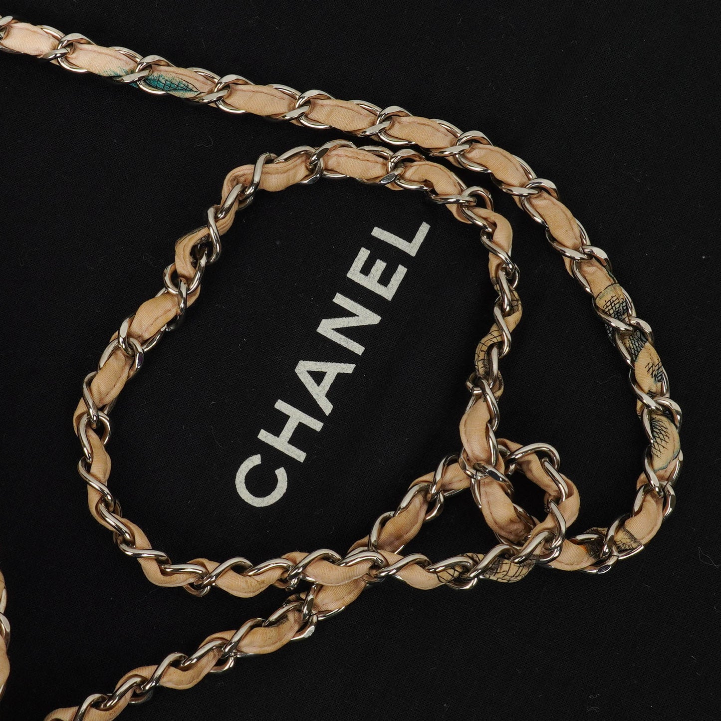 Chanel Printed Canvas  CC Chain Flap Bag