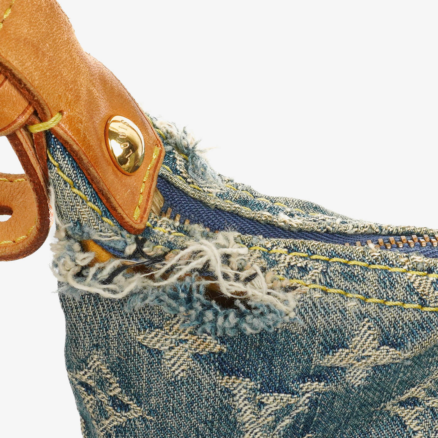 Louis Vuitton Baggy GM Monogram Denim Shoulder Bag