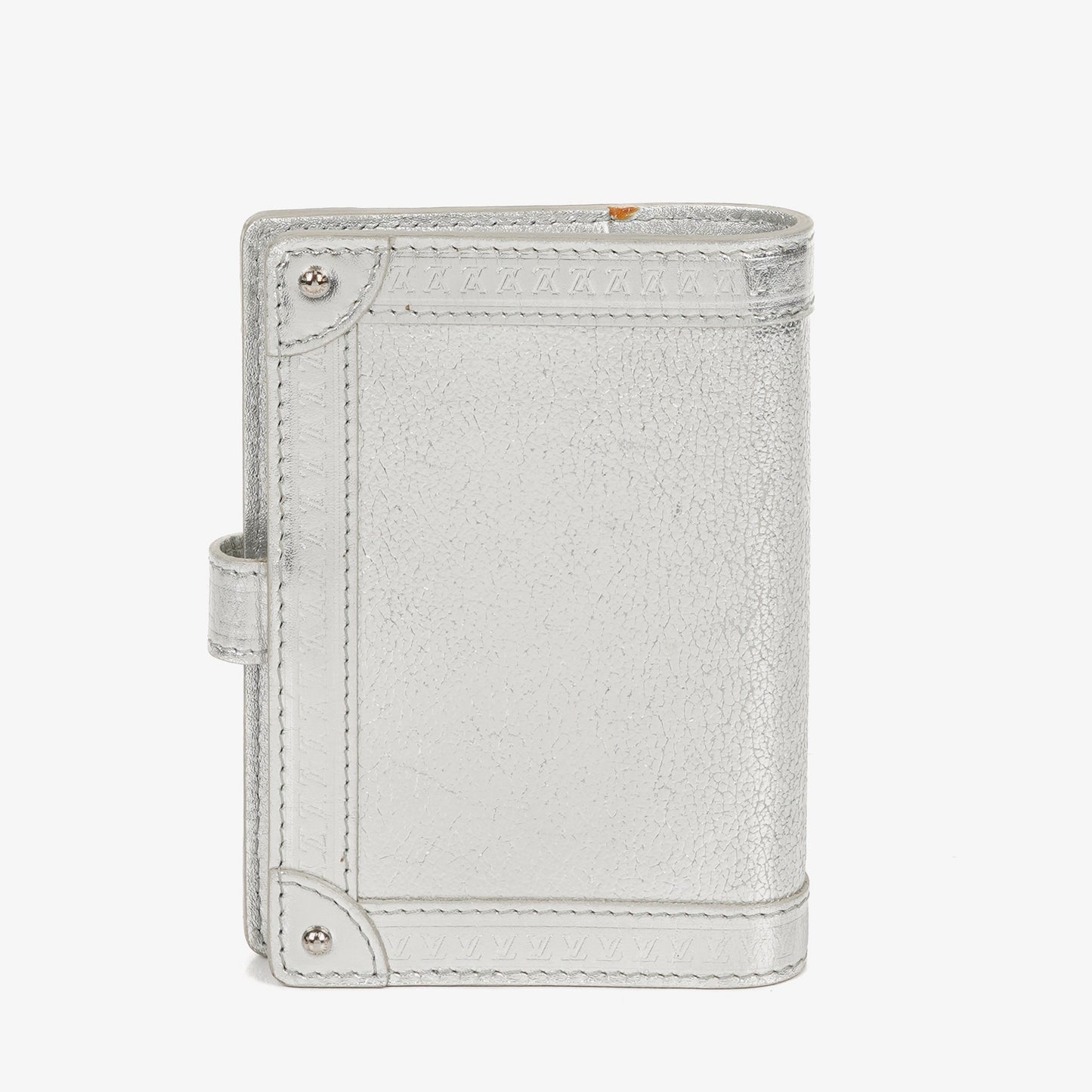 Louis Vuitton Silver Suhali Leather Partnenaire Agenda/Notebook Cover