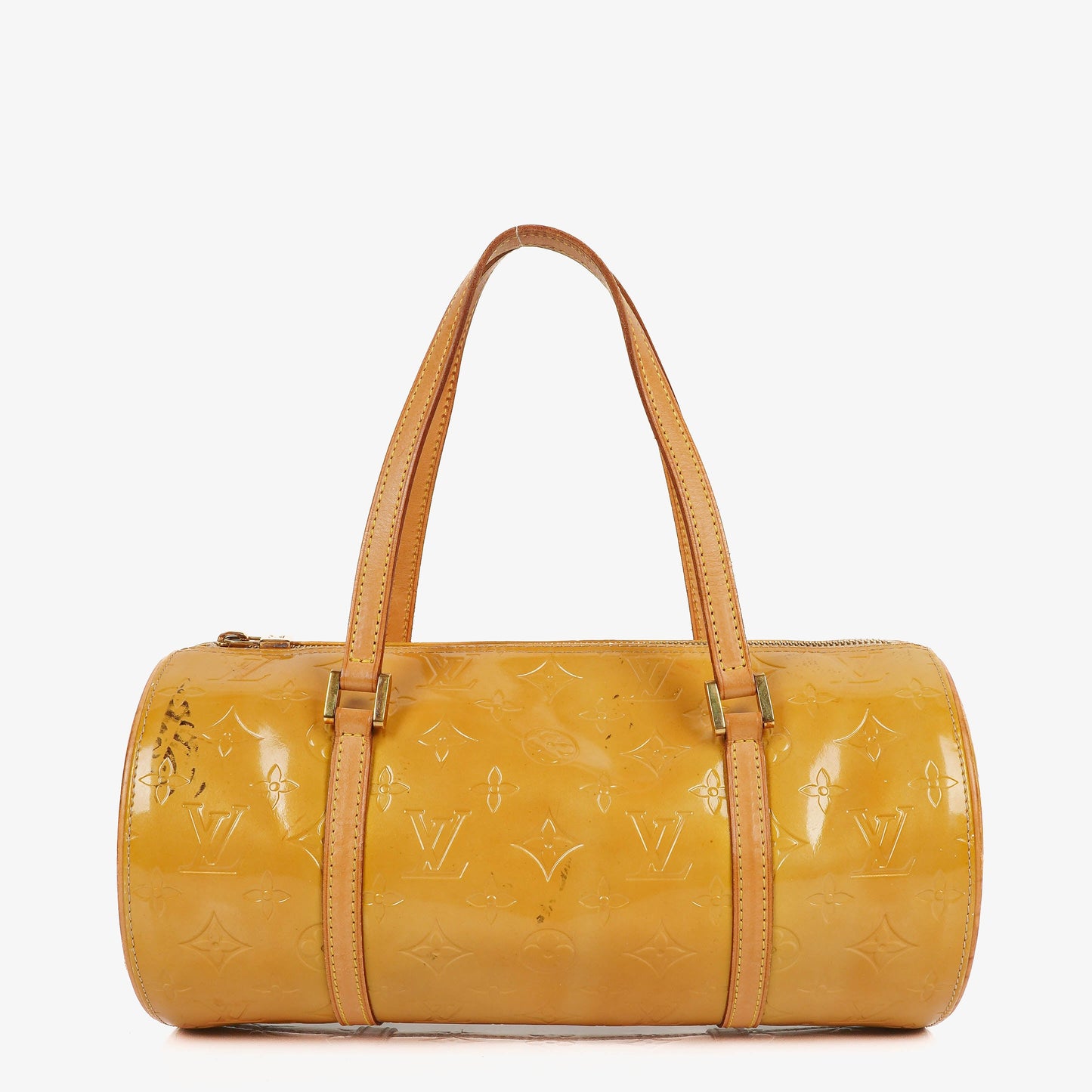 Louis Vuitton Papillon 30 Bedford Yellow Monogram Vernis Leather Bag