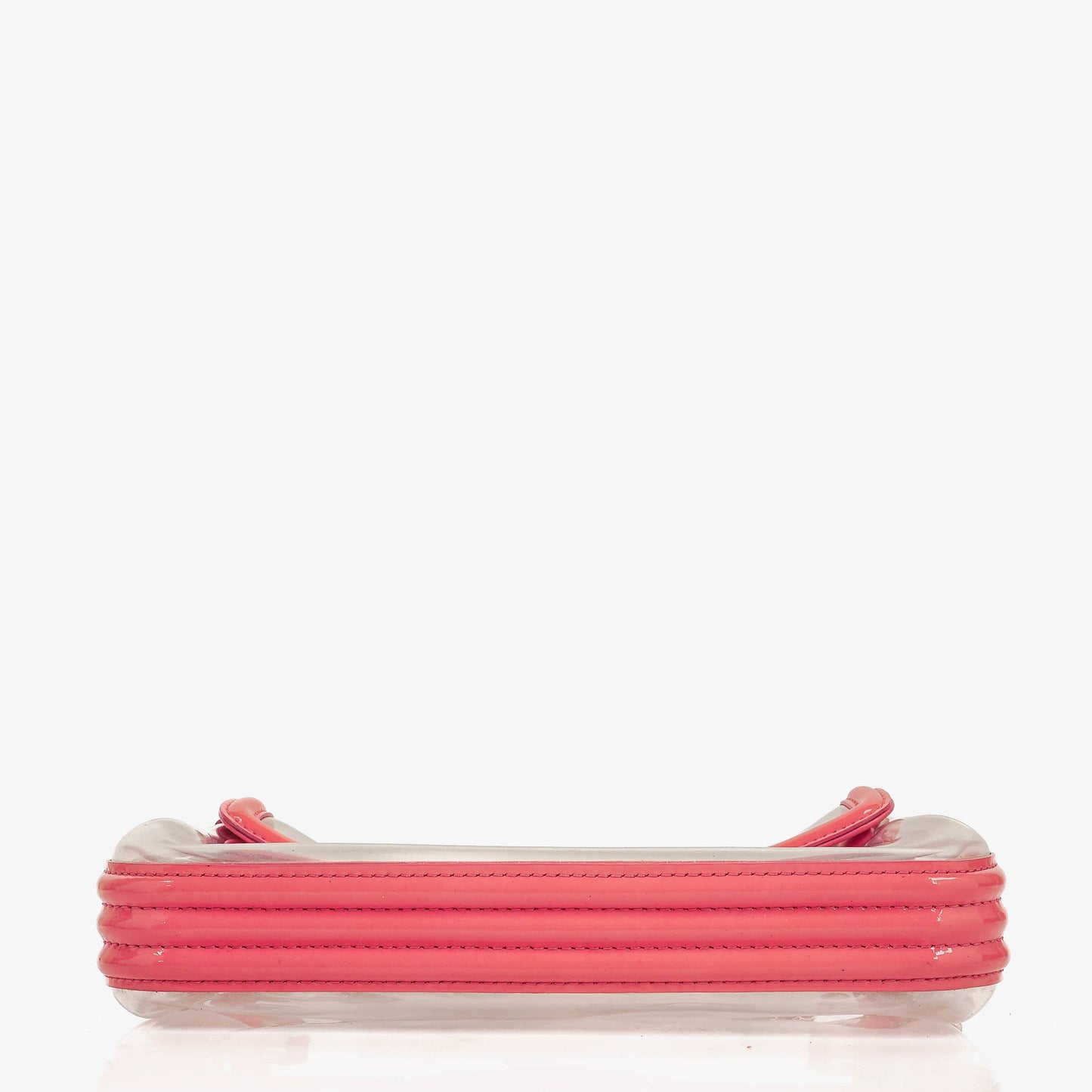 Chanel Small CC Chain Pink Vinyl And Transparent Shoulder Bag