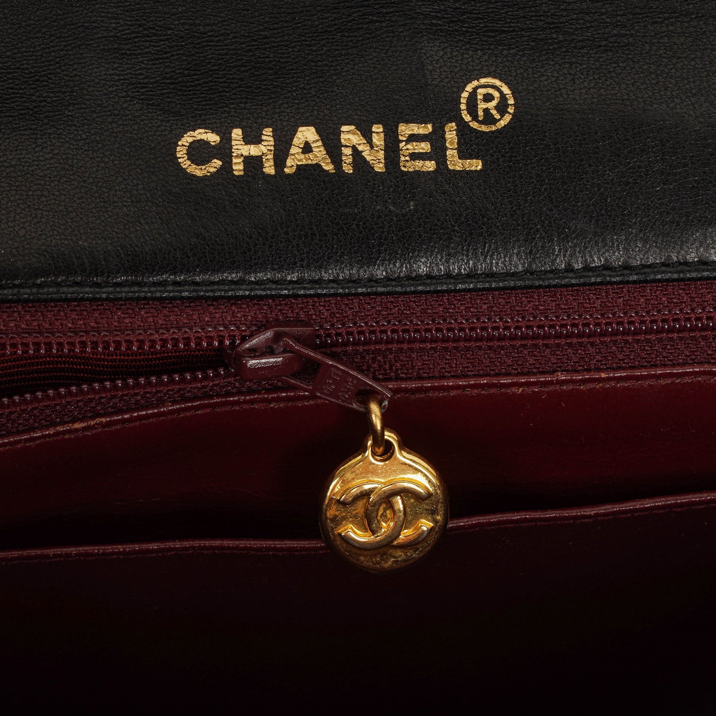 Chanel Vertical Quilted Black Leather Single Flap Bag With 24K Gold-Plated Hardware