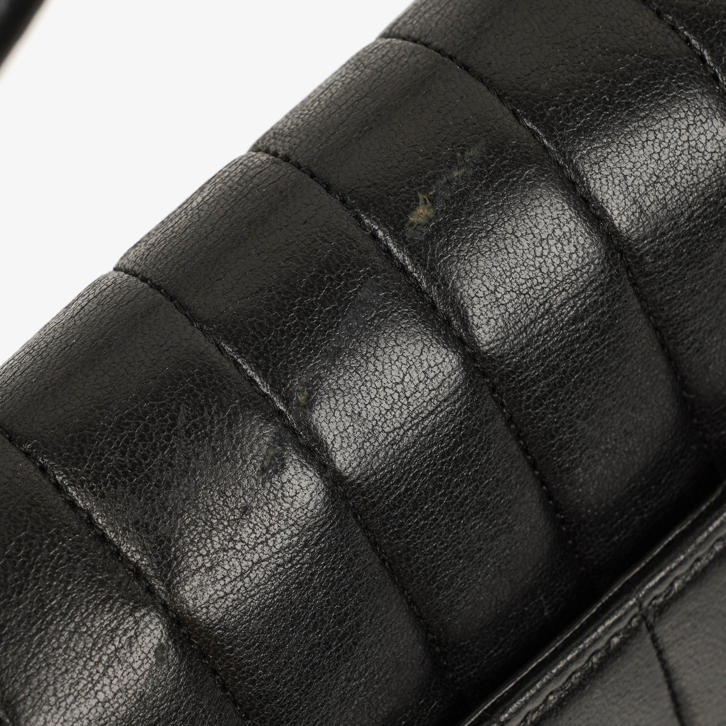 Chanel Vertical Quilted Black Leather Single Flap Bag With 24K Gold-Plated Hardware