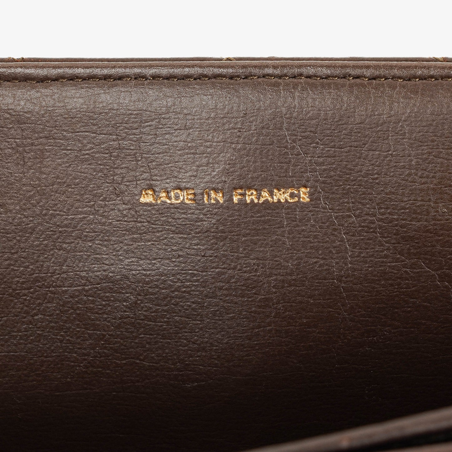 Chanel Half-Moon Flap Bag Brown Quilted Lambskin 24K Gold-Plated Hardware