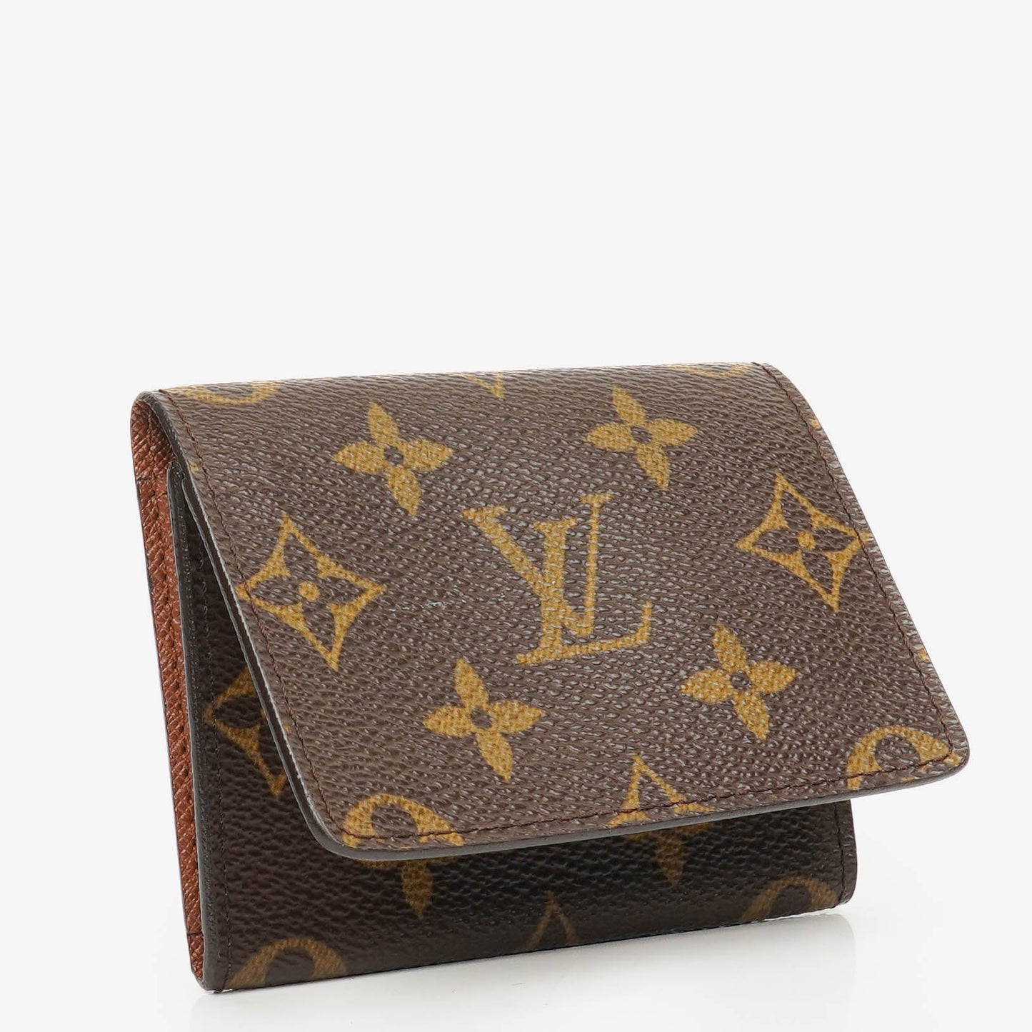 Louis Vuitton Envelope Business Brown Monogram Canvas Card Holder