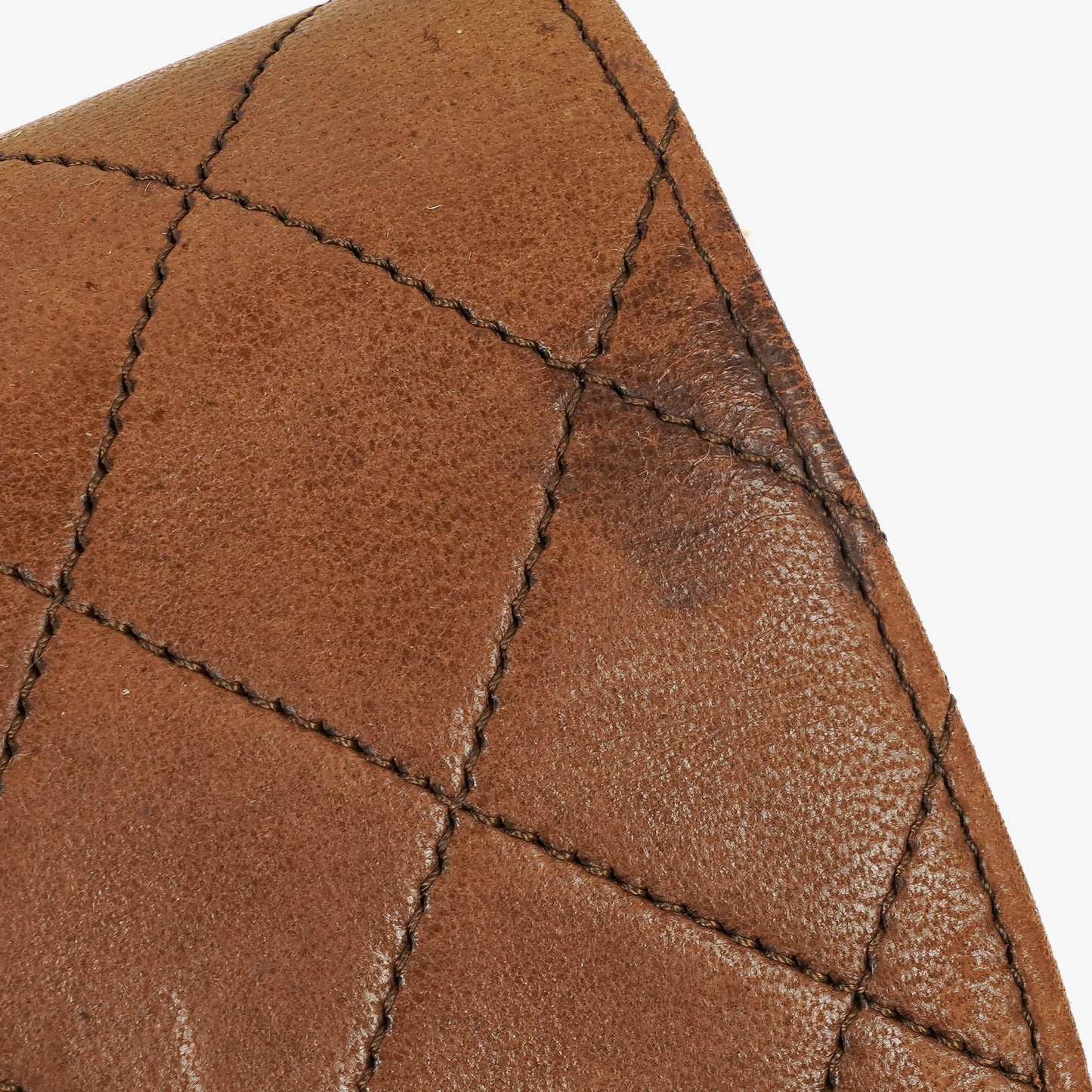 Chanel Half-Moon Flap Bag Brown Quilted Lambskin 24K Gold-Plated Hardware