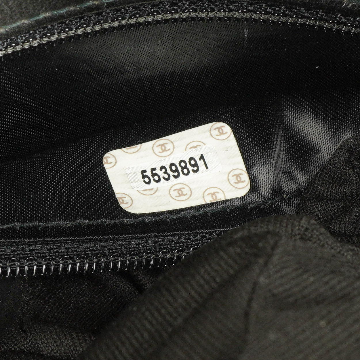 Chanel Black Leather Camellia Top Handle Bag