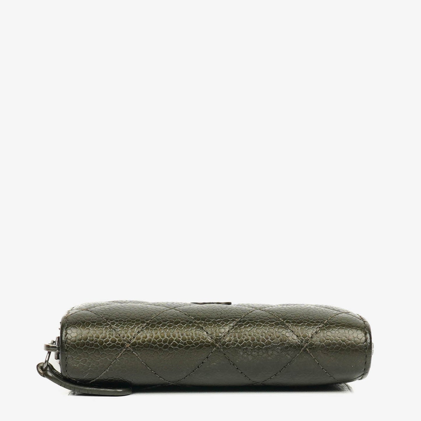 Chanel Quilted Caviar Leather O-Zip Coin Purse