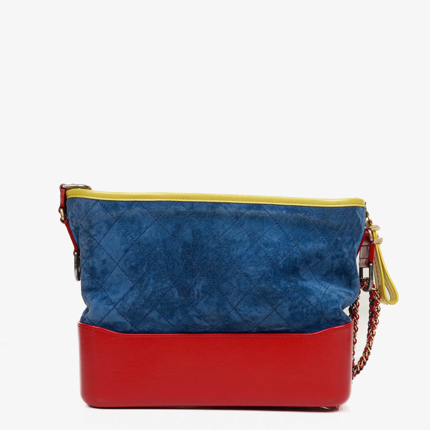 Chanel Multicolor Quilted Suede and Leather Medium Gabrielle Hobo Bag