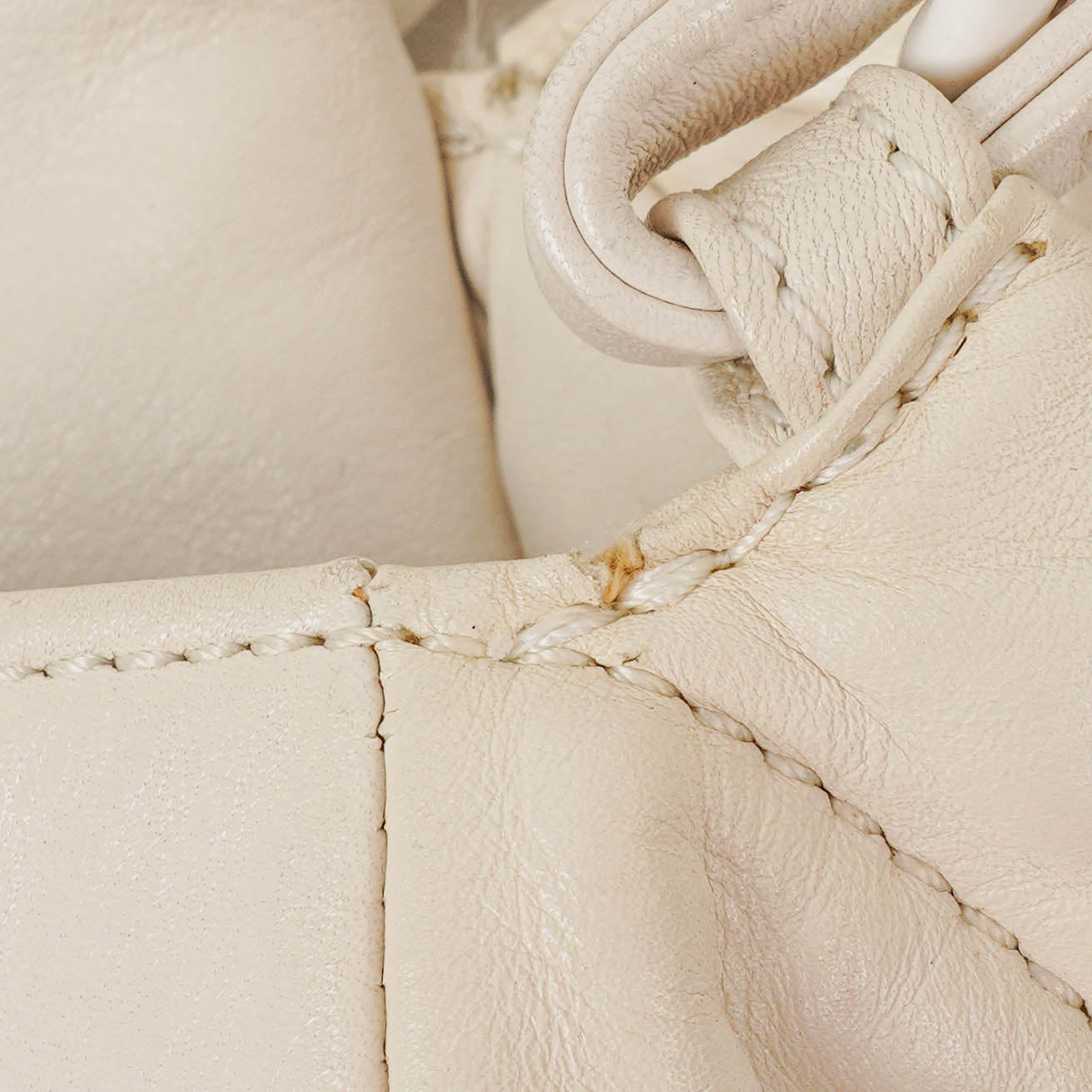 Chanel Crinkled Patent Modern White Plastic Chain Flap Bag