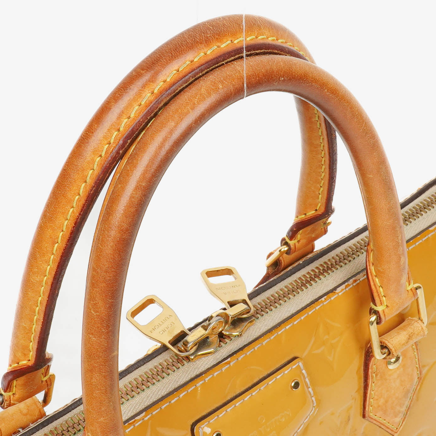 Louis Vuitton Vernis Montebello Dune PM Handbag