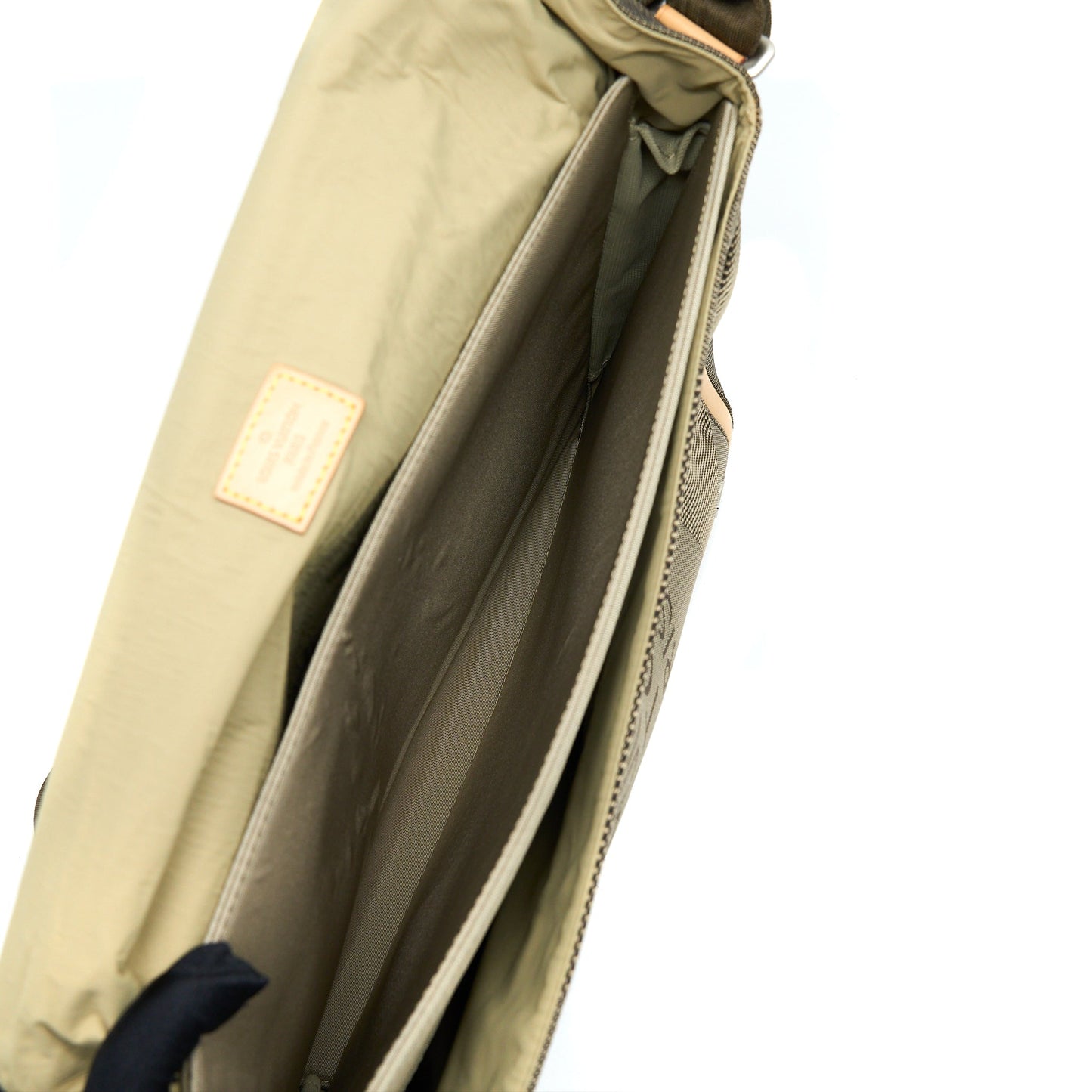 Louis Vuitton Messenger Bag Fabric/Beige Leather Multicolour GHW