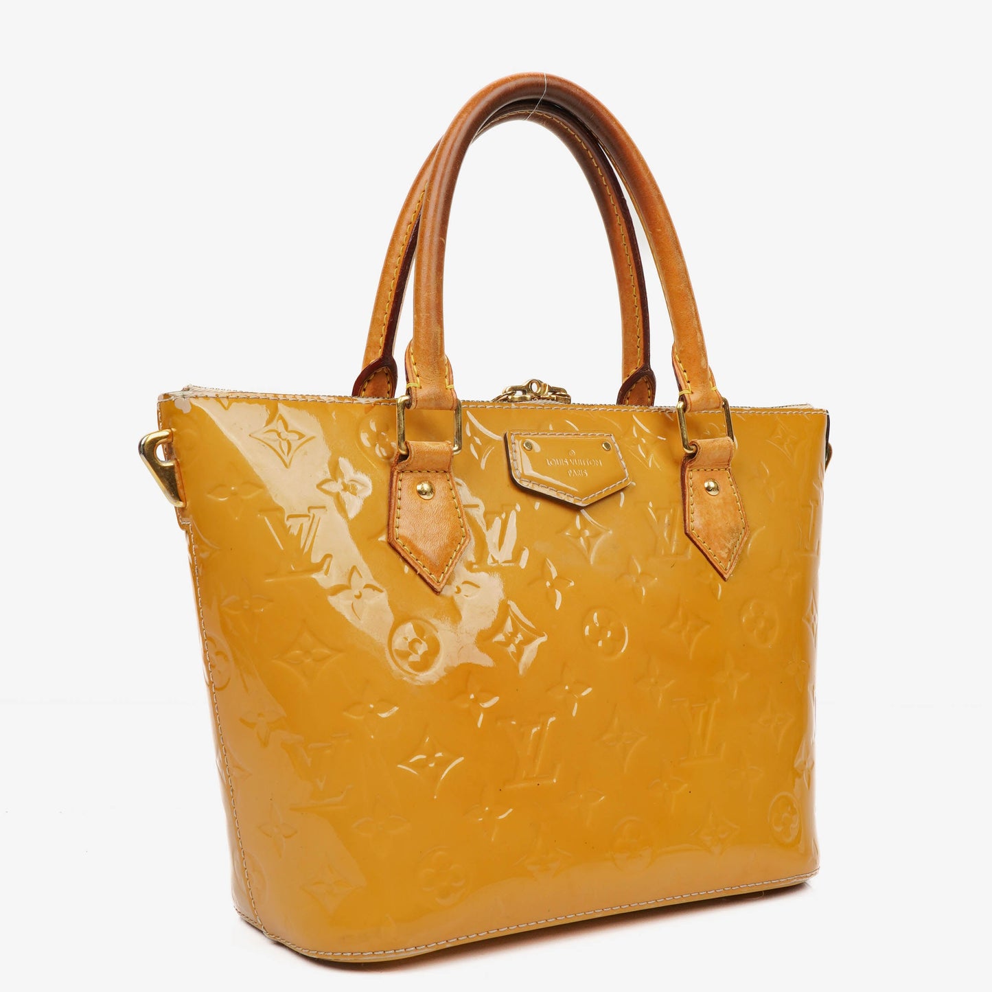 Louis Vuitton Vernis Montebello Dune PM Handbag