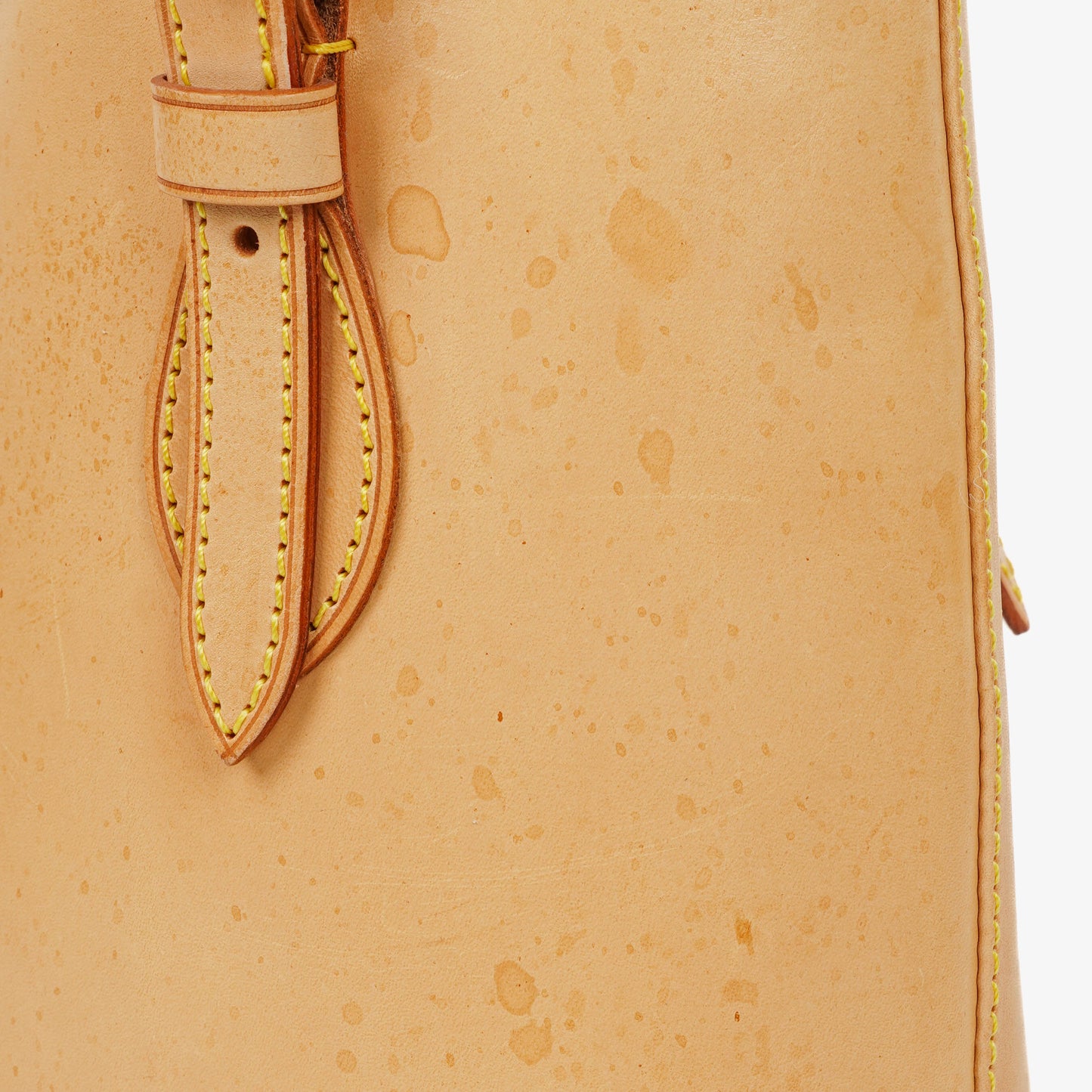 Louis Vuitton Neutral Vachetta Petit Bucket