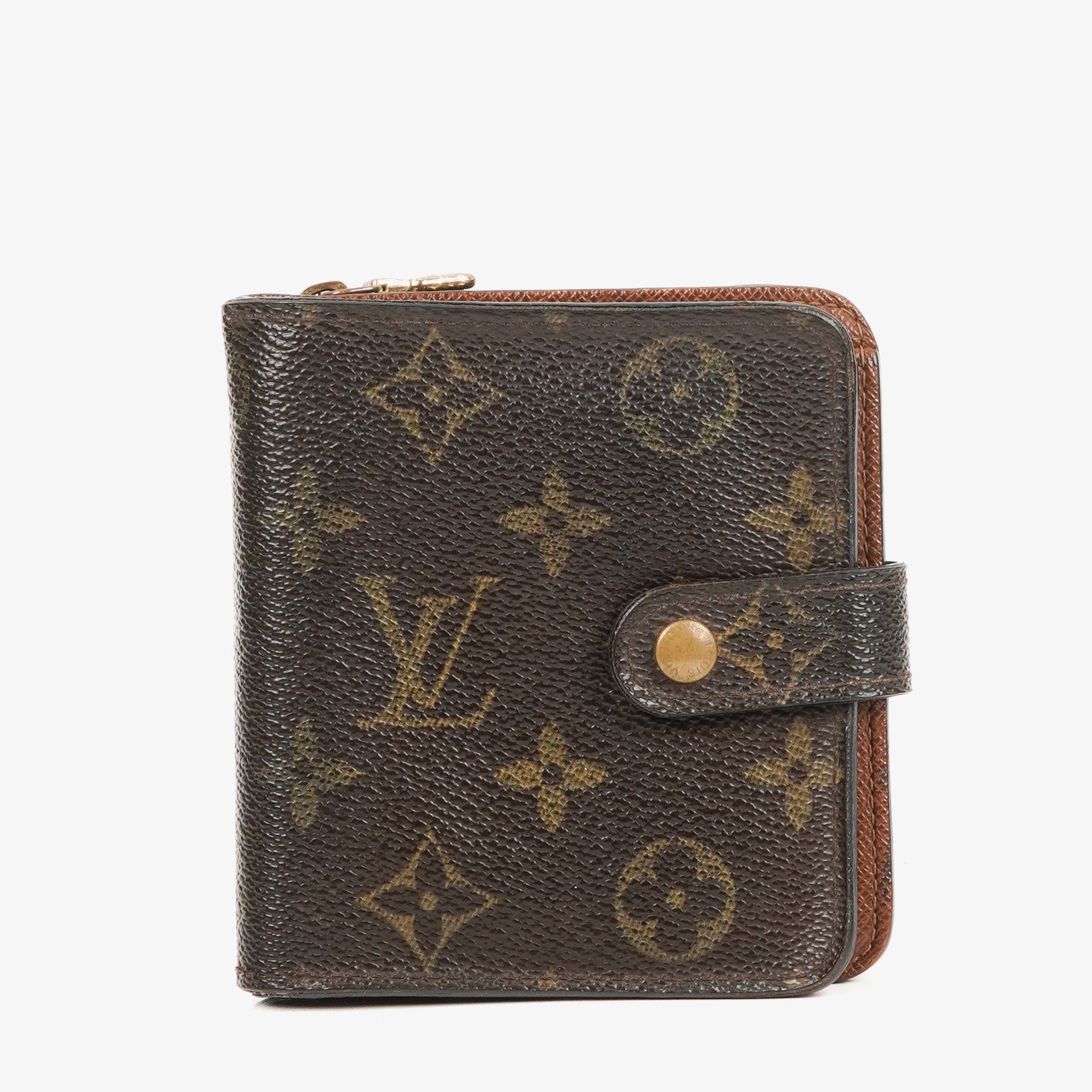 Louis Vuitton Monogram Canvas Compact Zippy Wallet