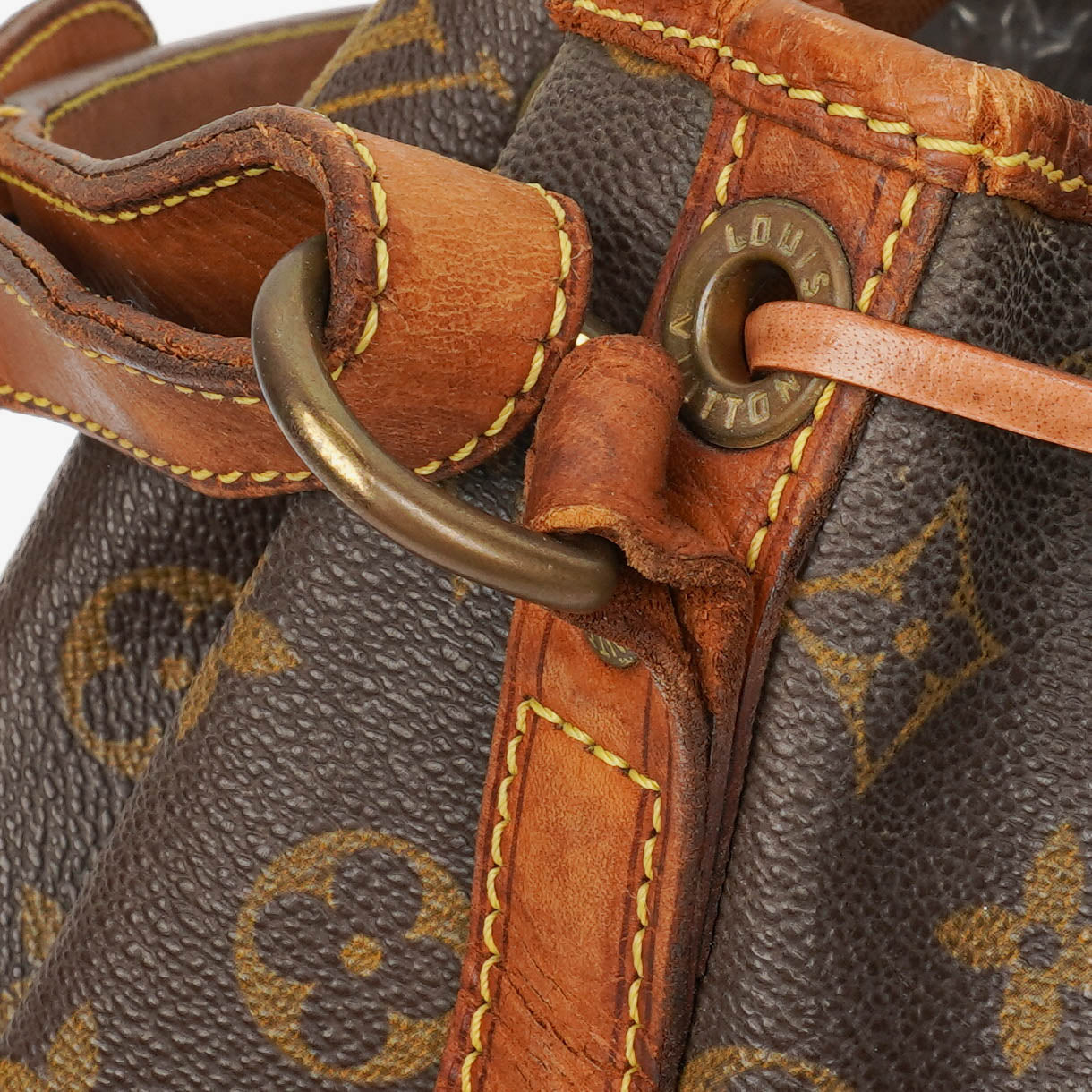 Louis Vuitton Petit Noe Monogram Canvas Shoulder Bag