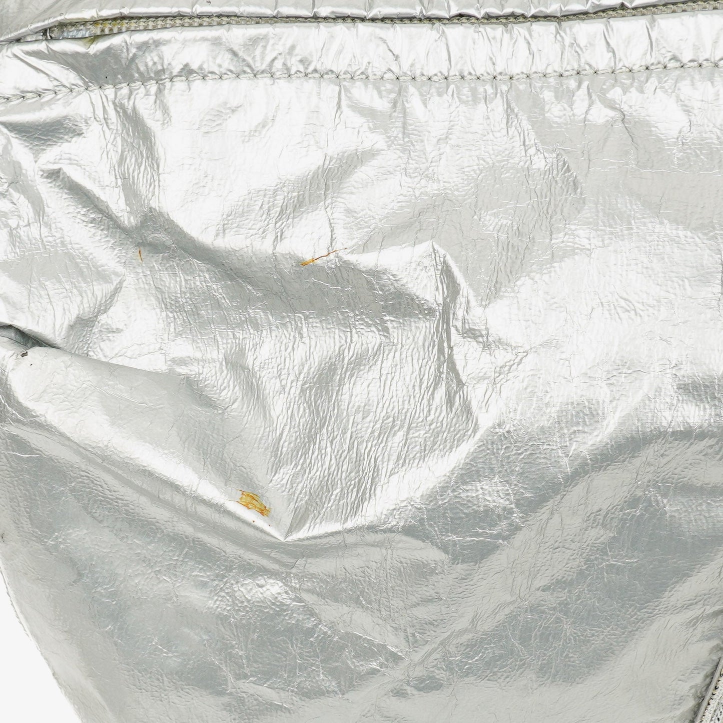 Chanel Metallic Quilted Nylon Boston Bag