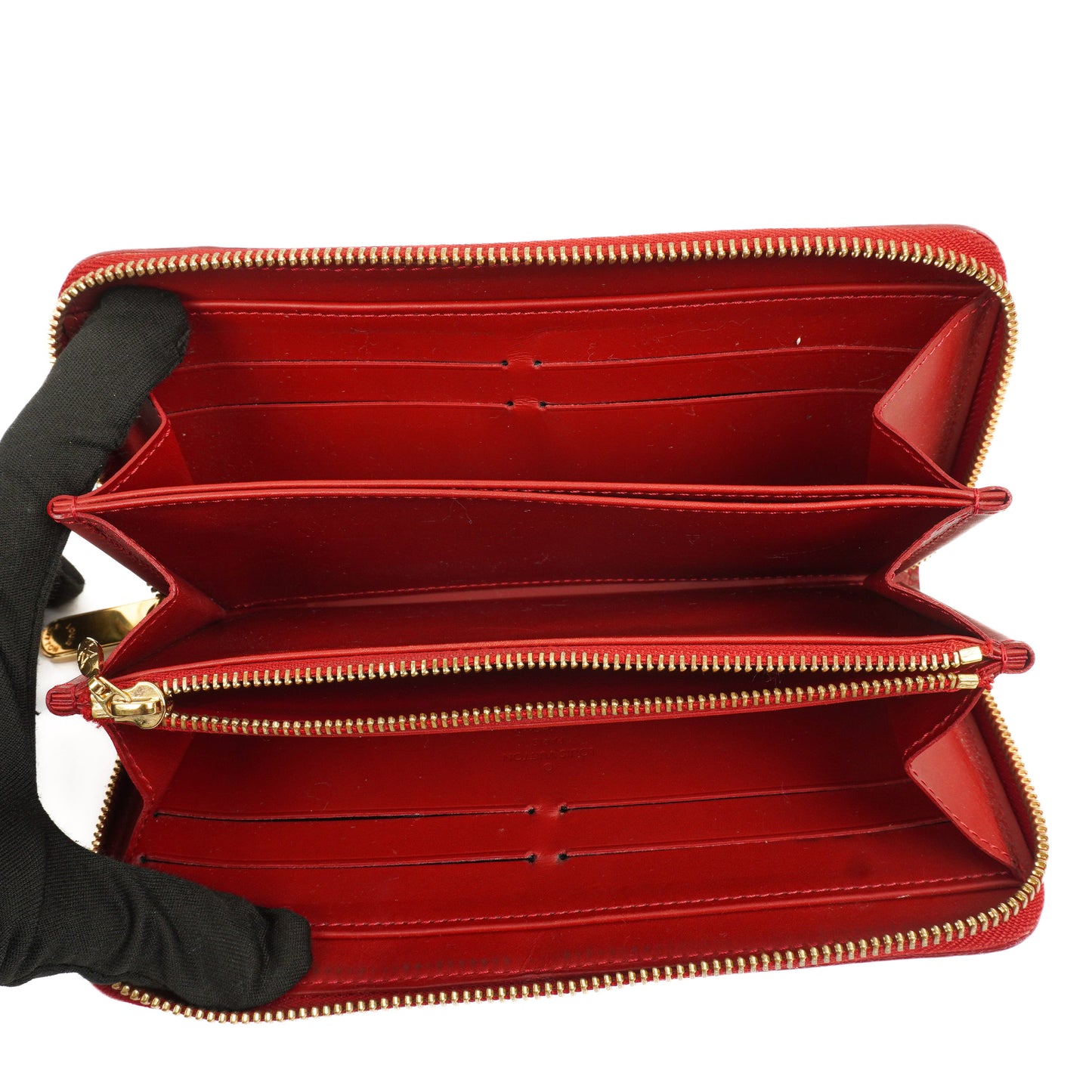 Louis Vuitton Pomme D'Amour Vernis Zippy Wallet, 2012