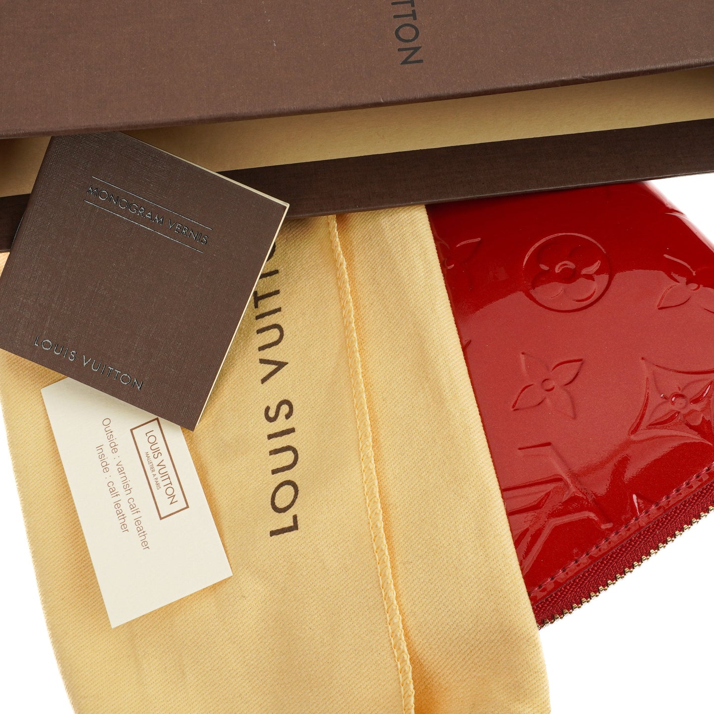 Louis Vuitton Pomme D'Amour Vernis Zippy Wallet, 2012