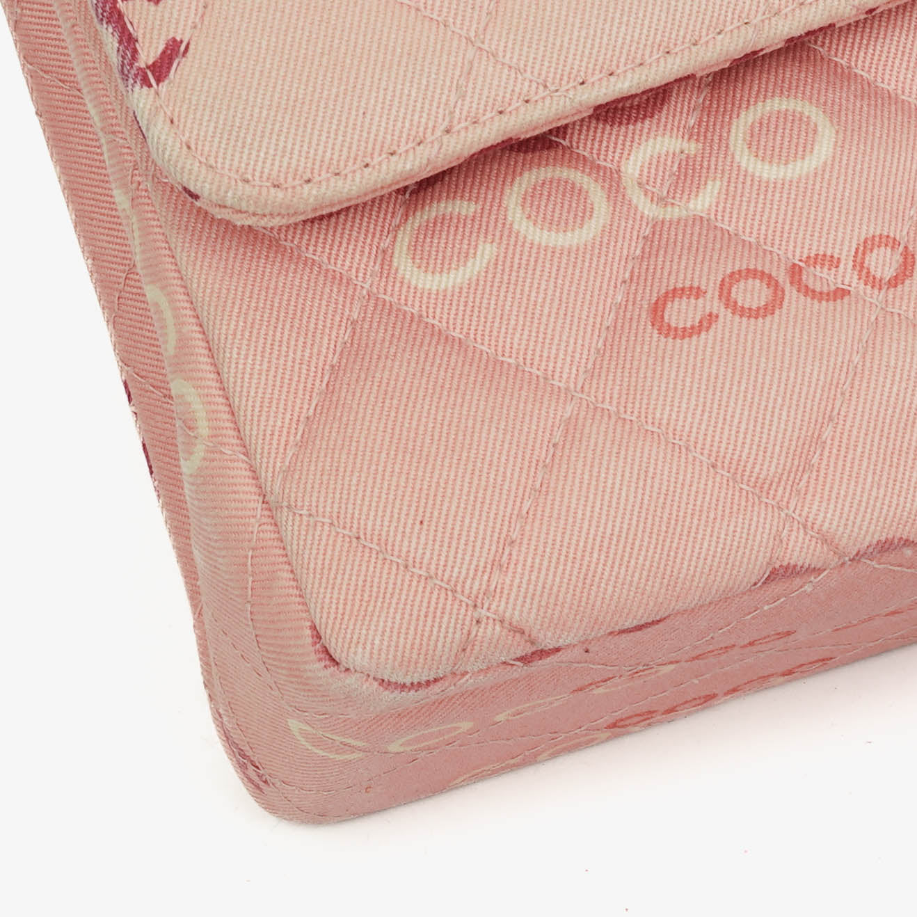 Chanel COCO Print Medium Classic Double Flap Flap Bag 24K Gold-Plated Hardware