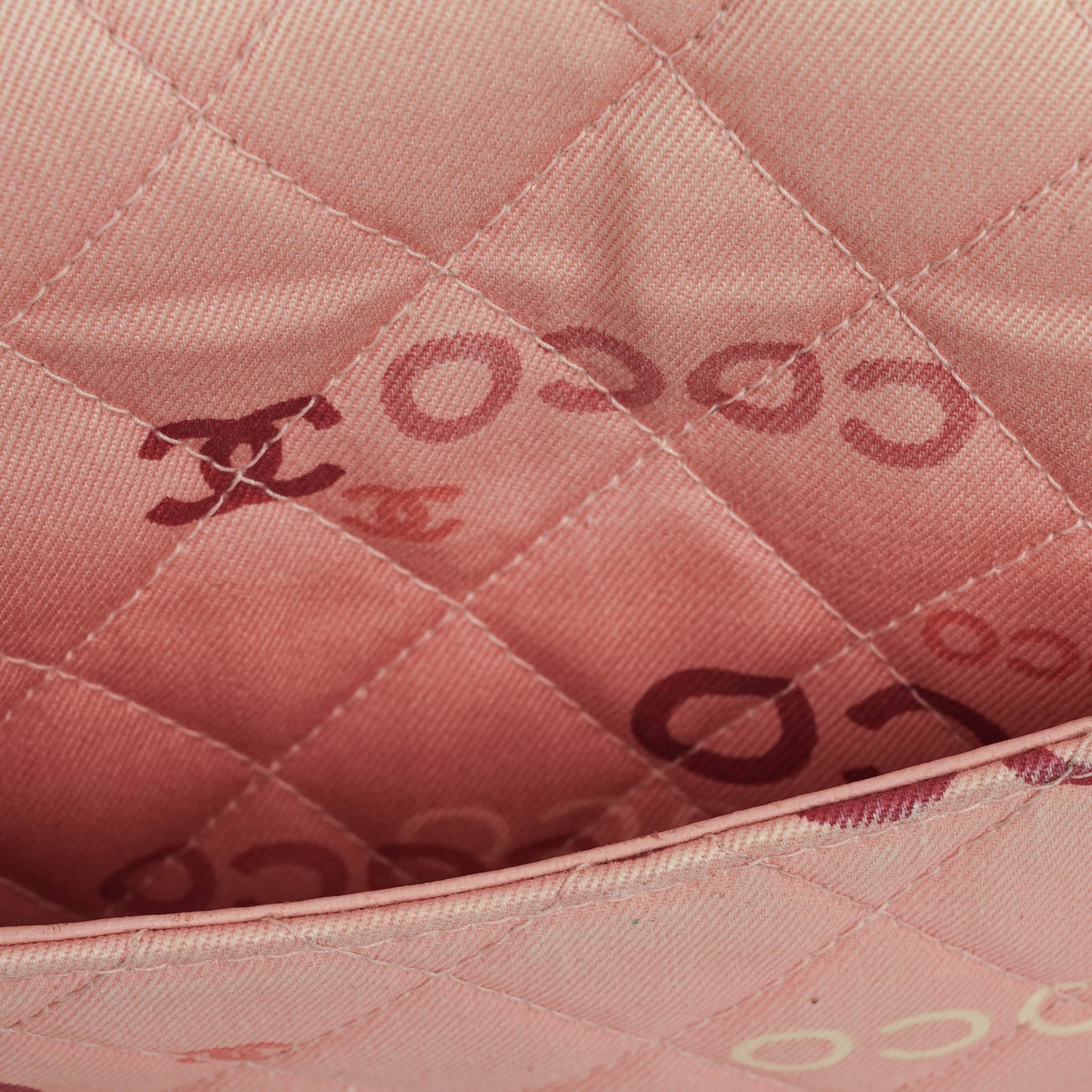 Chanel COCO Print Medium Classic Double Flap Flap Bag 24K Gold-Plated Hardware