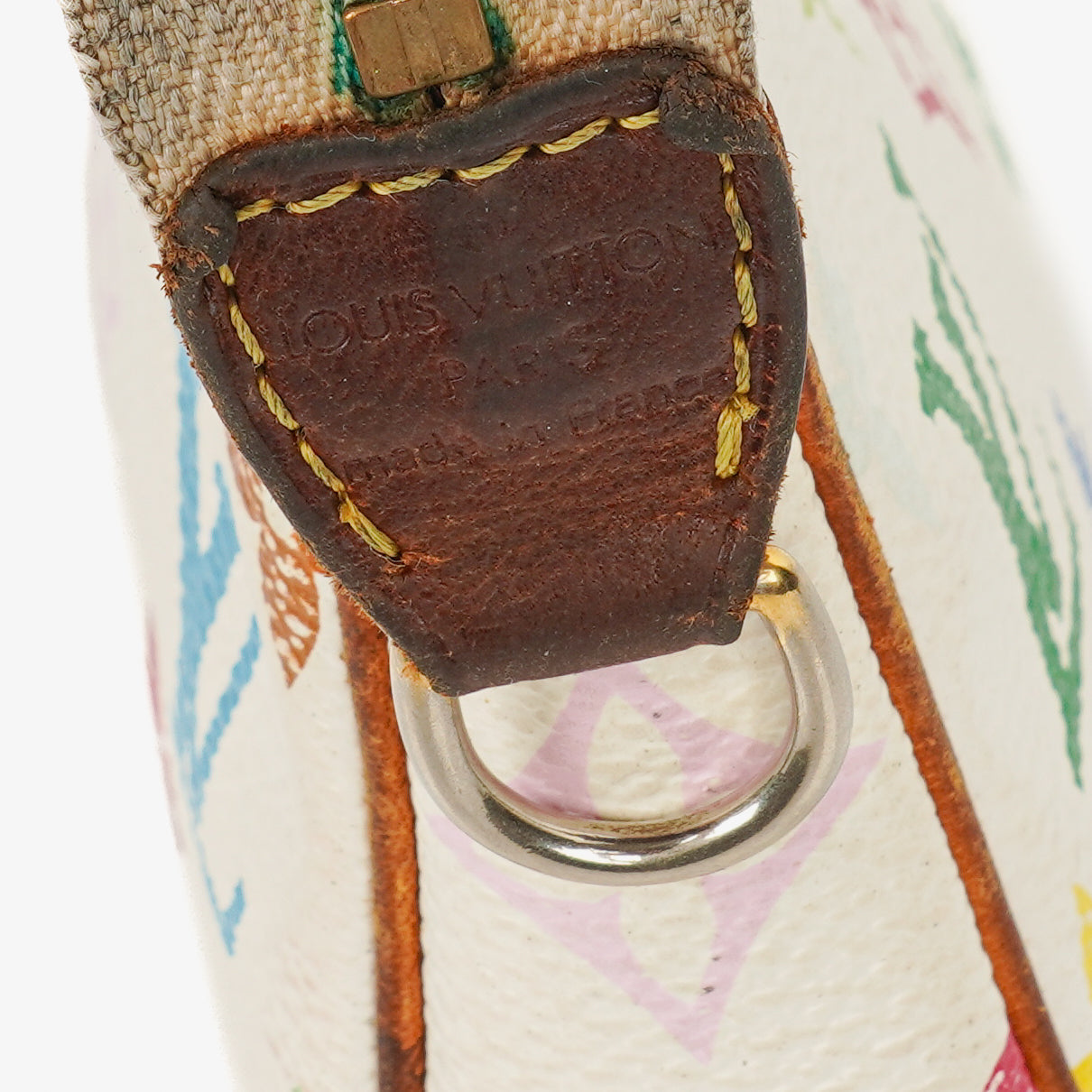 Louis Vuitton Takashi Murakami Pochette Accessoire Multicolor Clutch Handbag