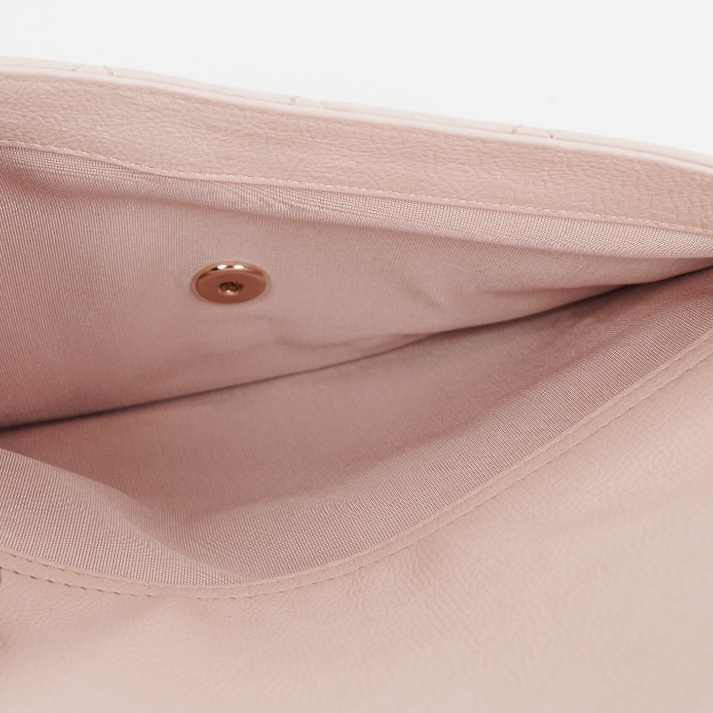 Chanel Light Pink Quilted Lambskin Flap Bag Champaigne Gold - Tone Hardware